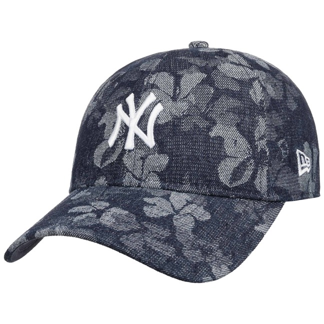 9TWENTY Floral Pattern NEW ERAウォッシュドデニム 9Twenty WMNS Floral Denim NY Cap by New Era - 42,95 €