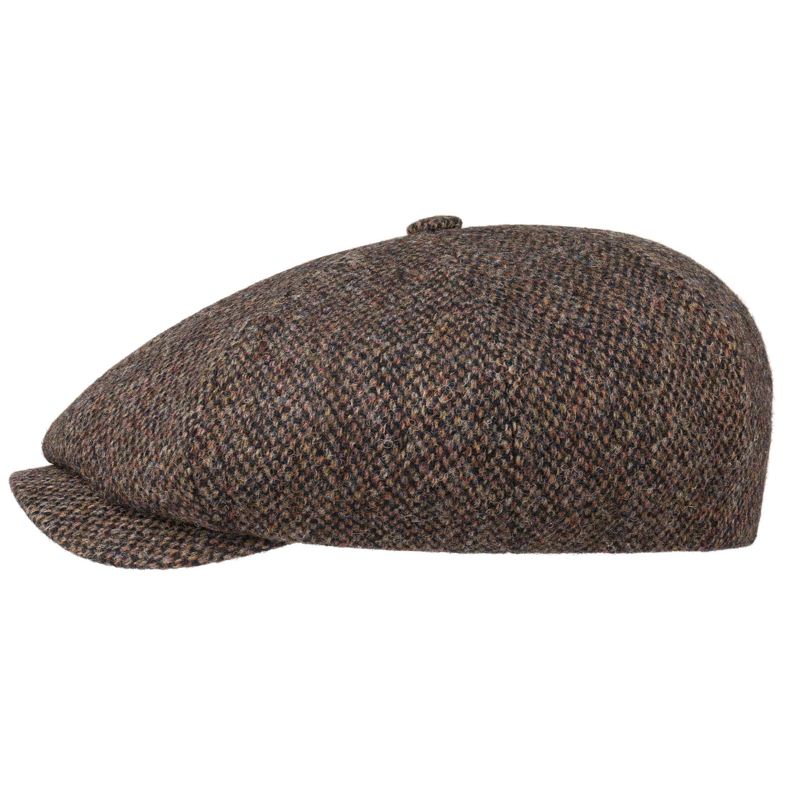 harris tweed 8 panel cap