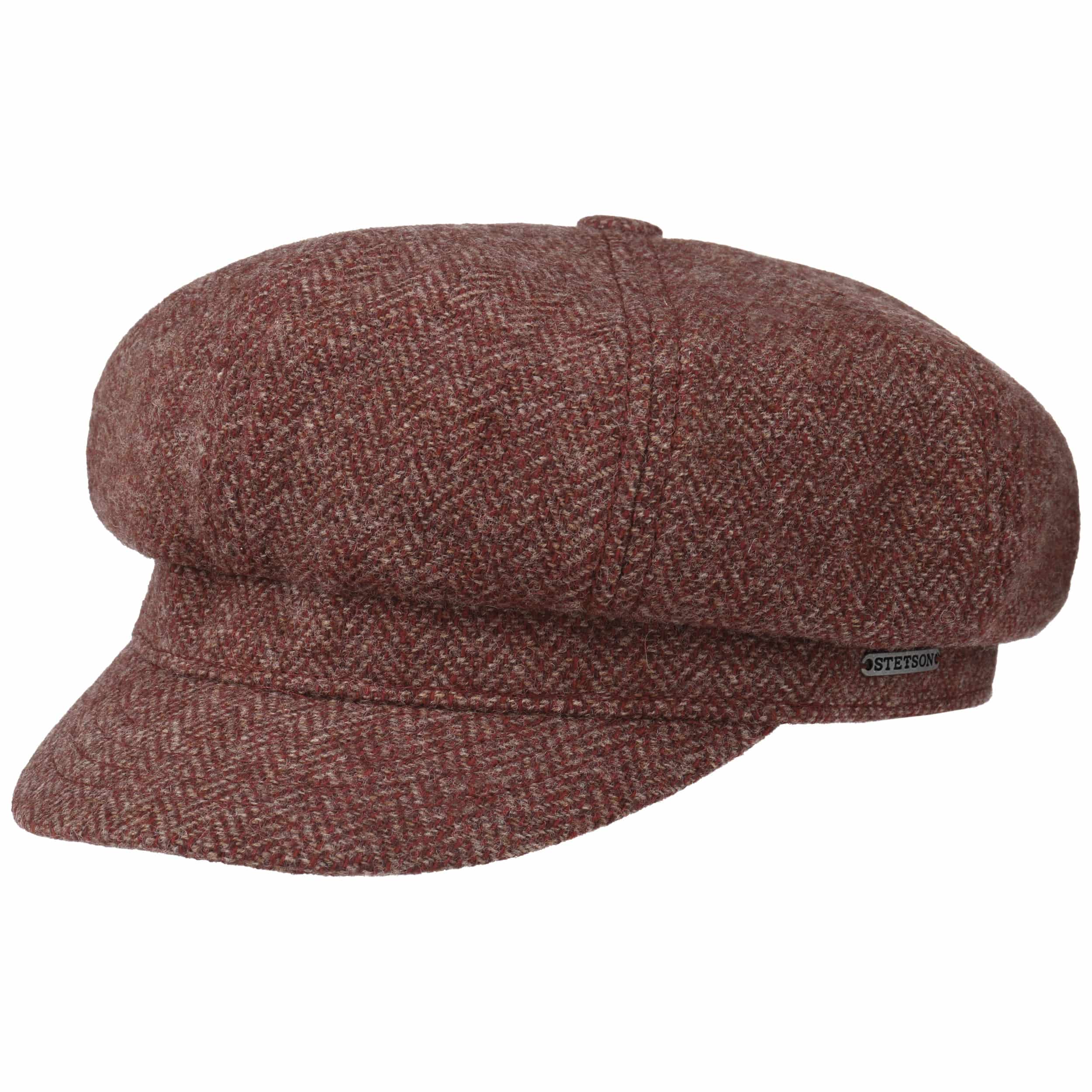 8-Panel Wool Newsboy Cap by Stetson - 89,00 €