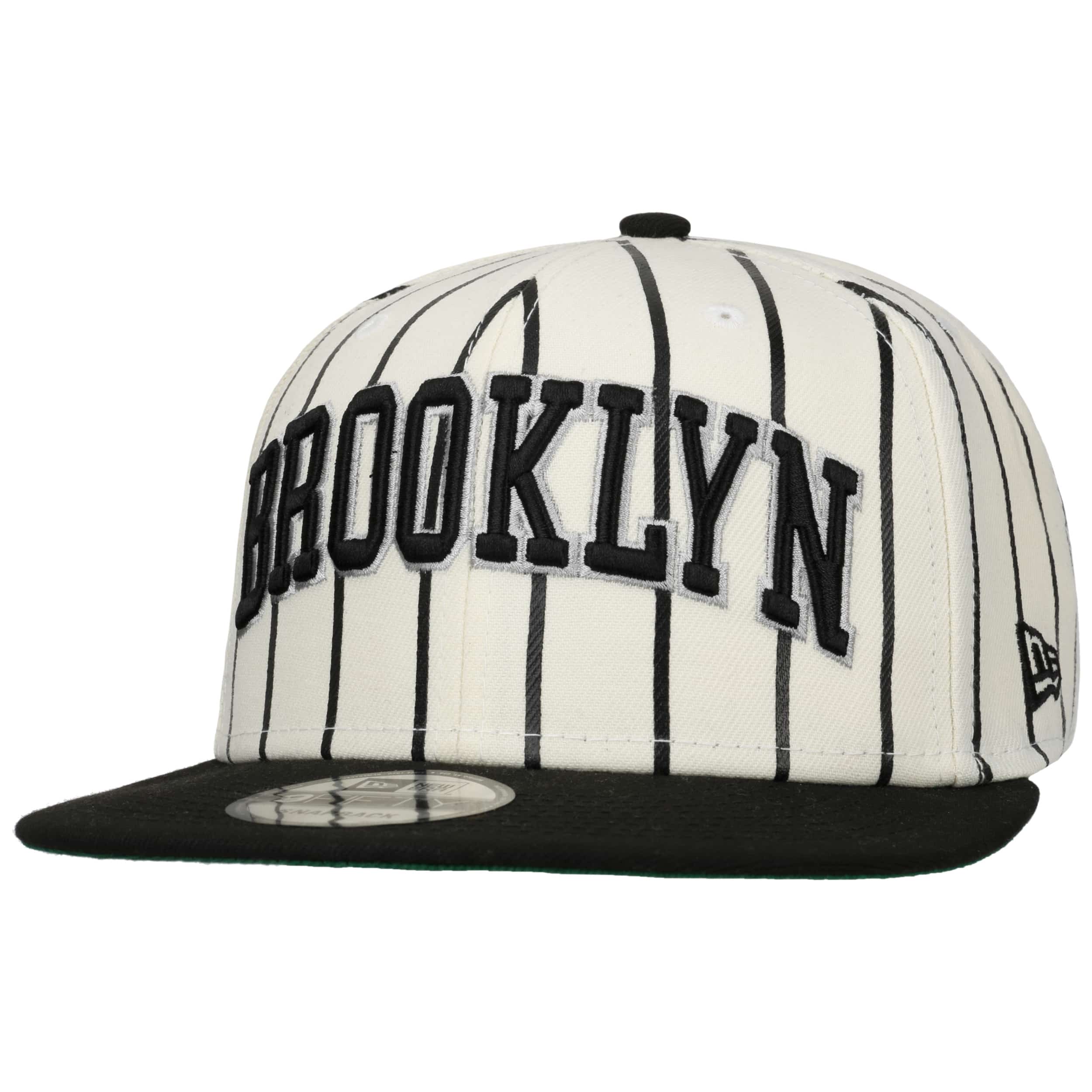 Brooklyn Nets Hat Cap One Size Mens Adjustable Gray Black NBA