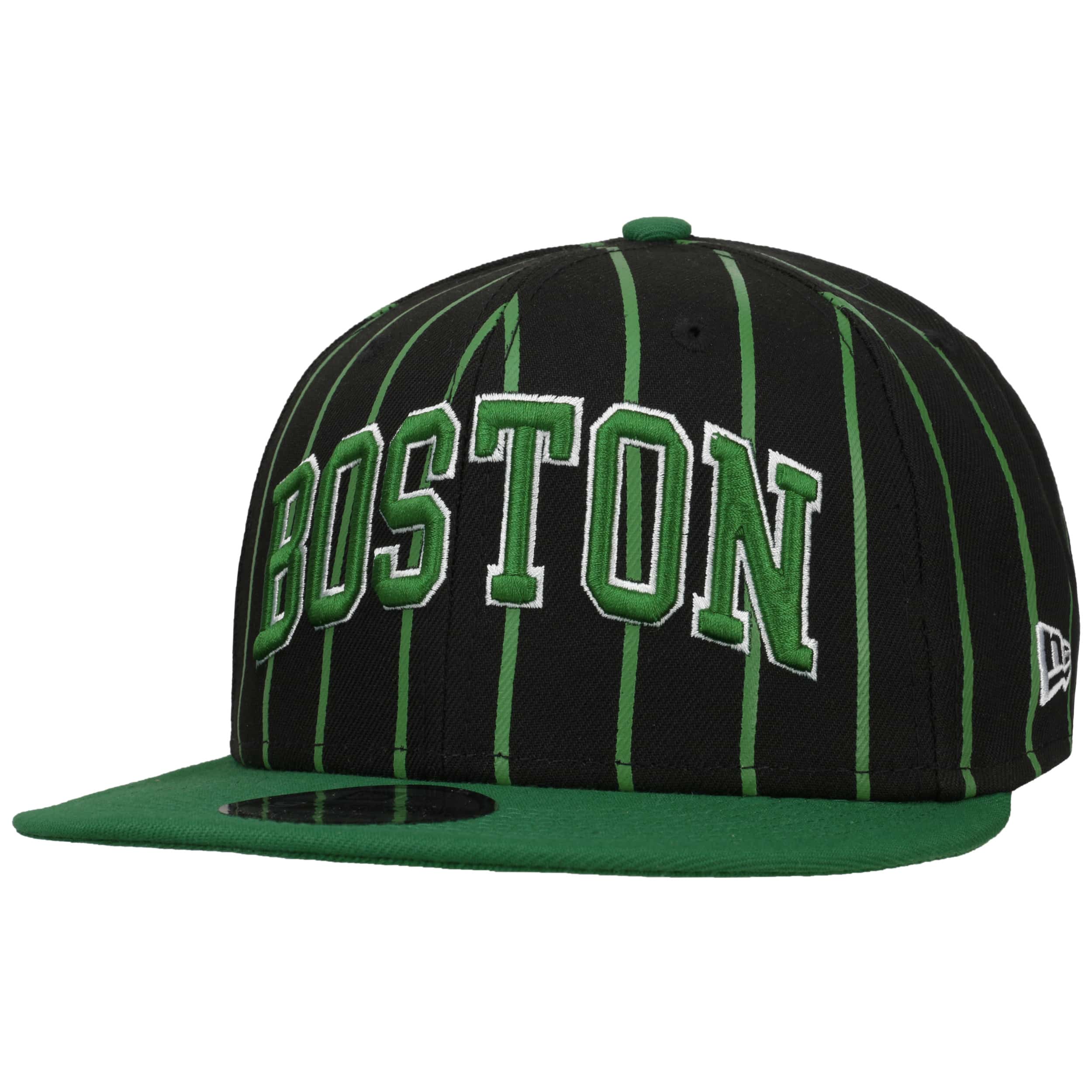 New Era Flat Brim 9FIFTY Boston Celtics NBA Black and Green