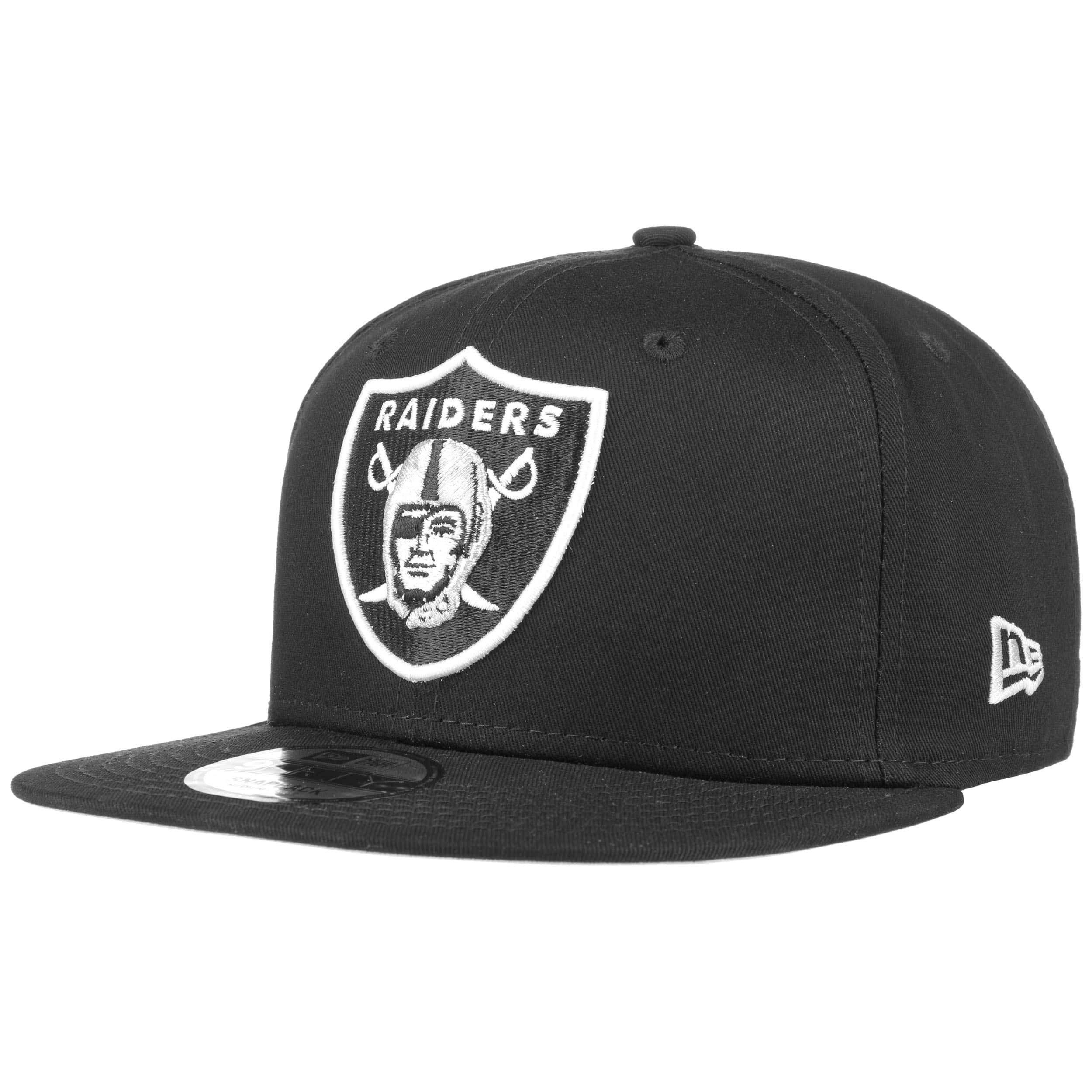 raiders flat brim hat