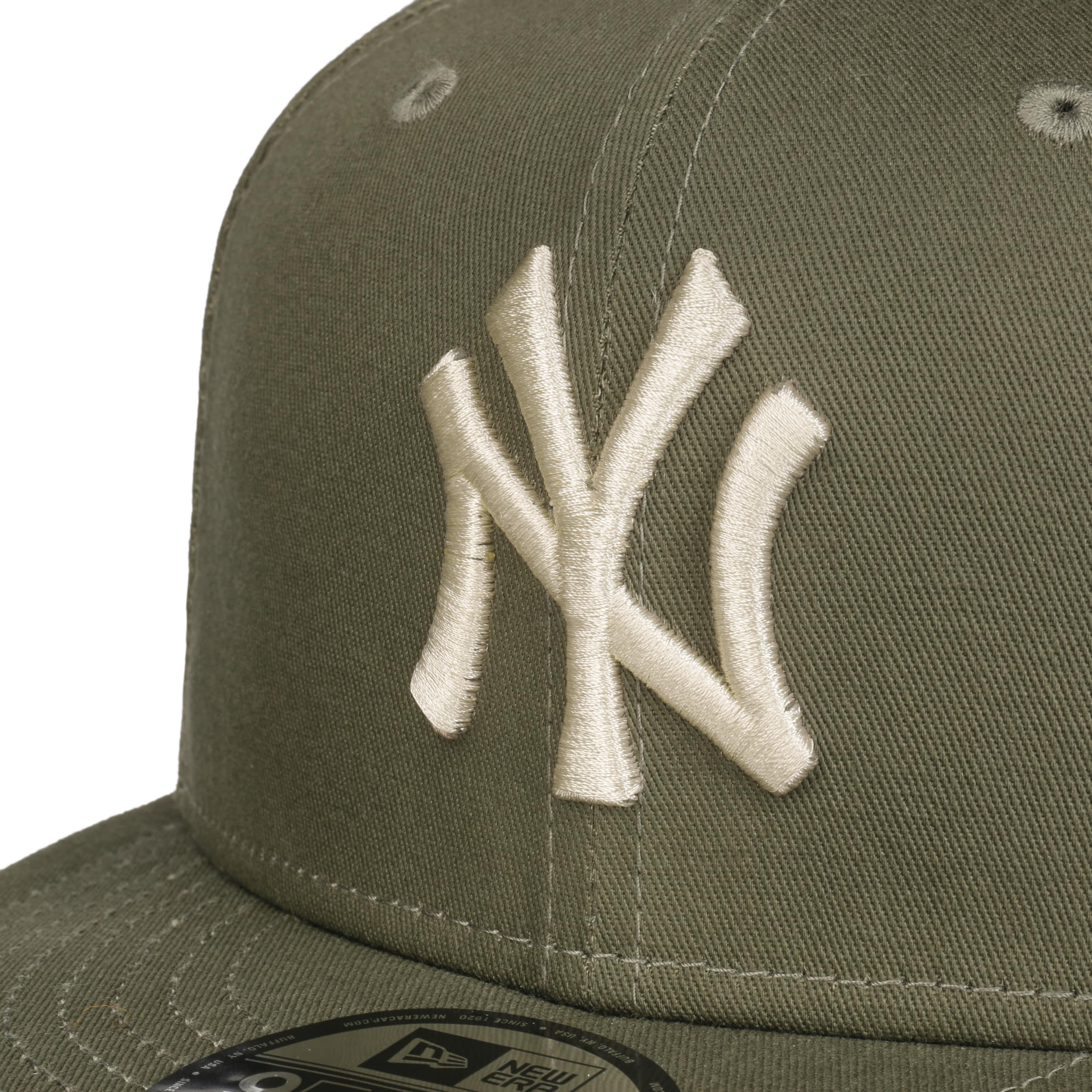 New Era Mens New Olive 9FIFTY New York Yankees Brand embroidered Cotton Cap M L