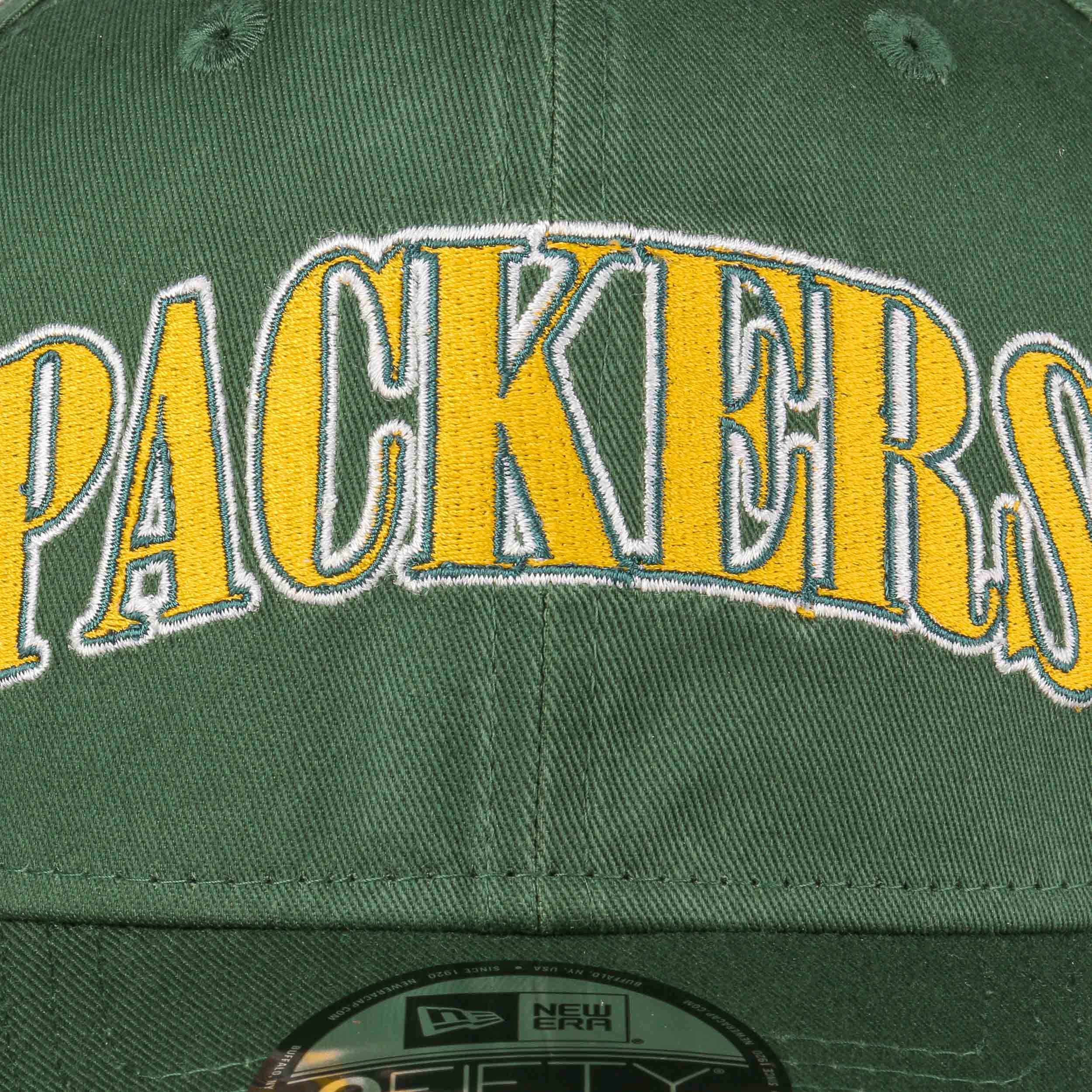 9Fifty Pre Curved Packers Cap by New Era