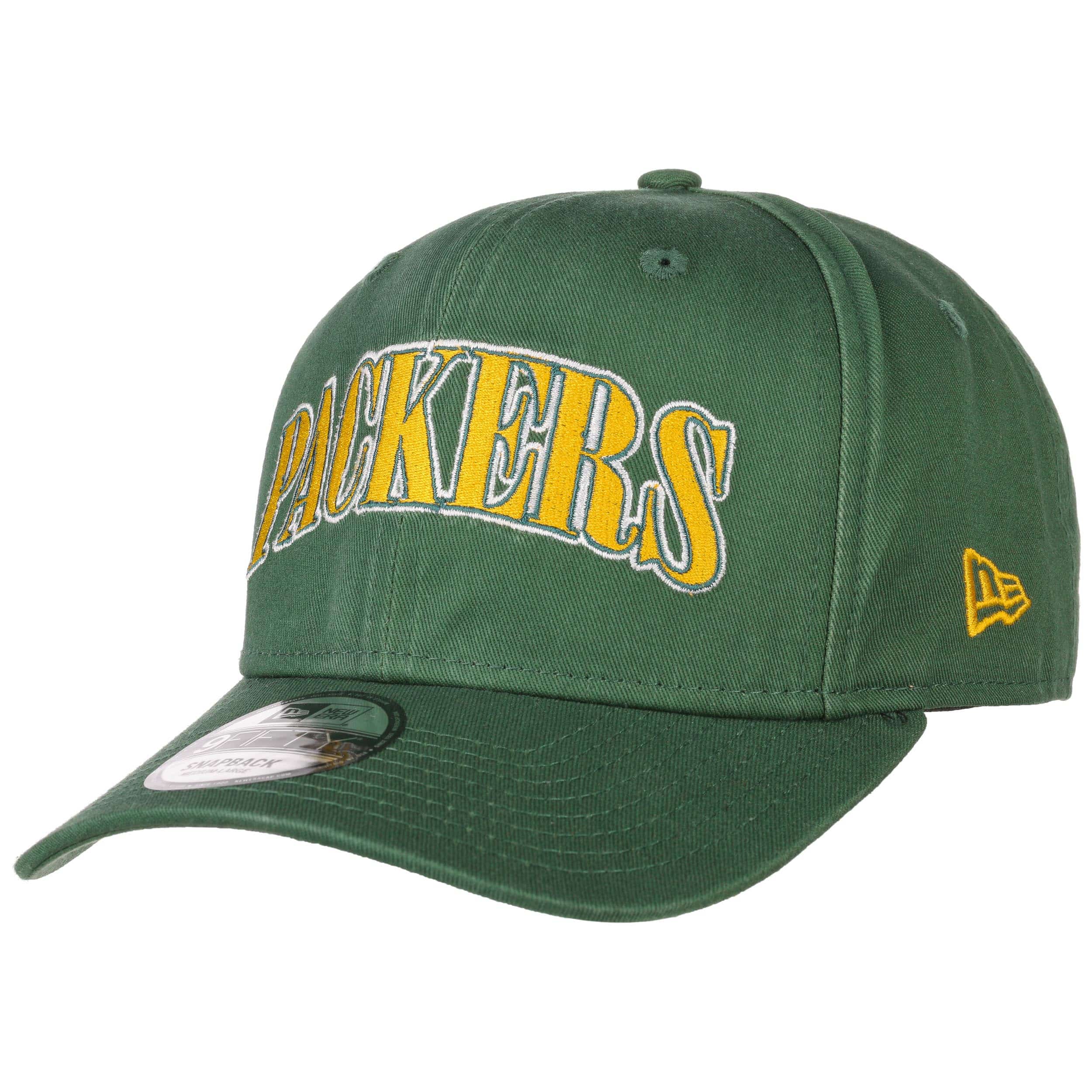 New Era Green Bay Packers Knit Trapper Hat Cap Winter Green Yellow