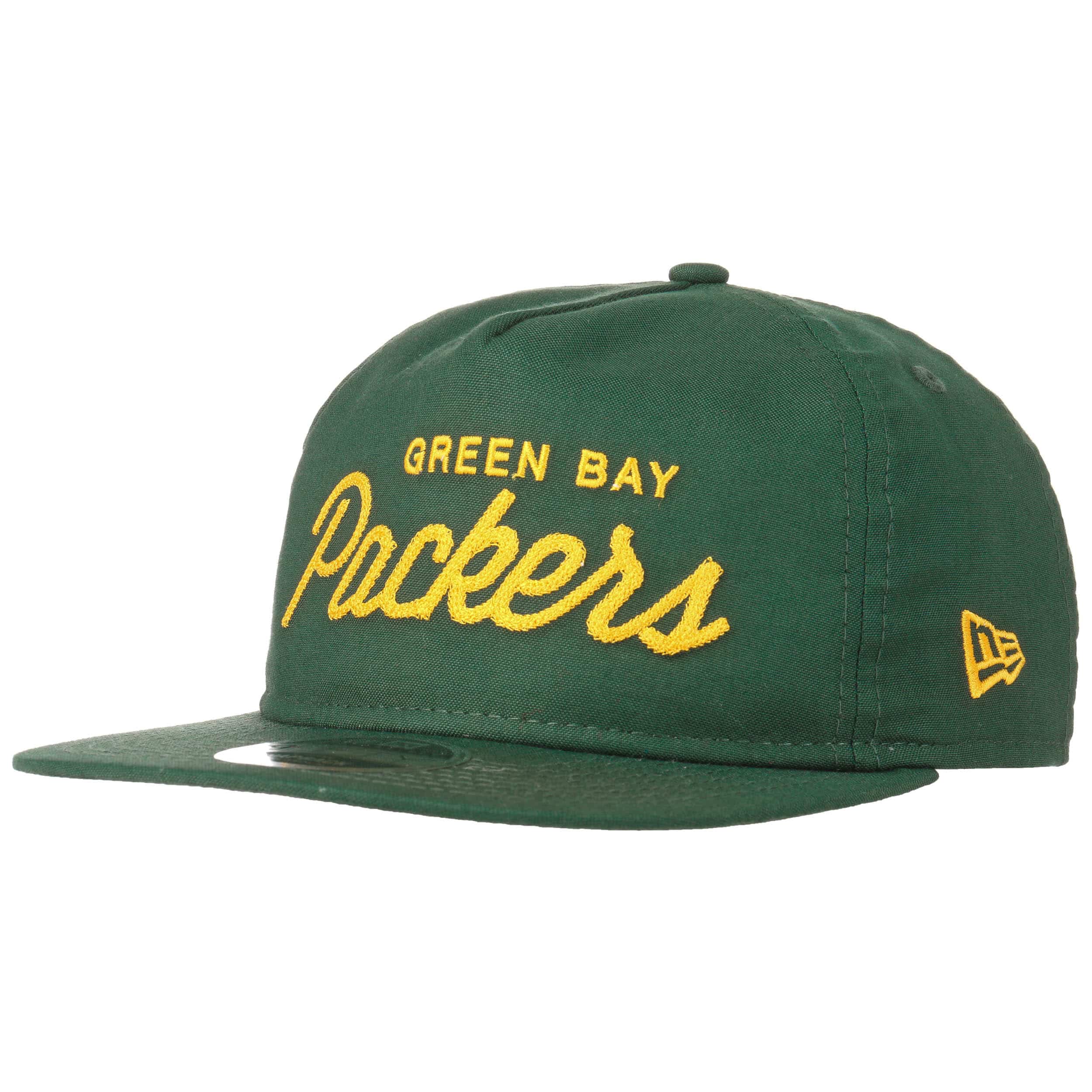 Green Bay Packers Snapback New Era 9Fifty Script Green Hat Cap