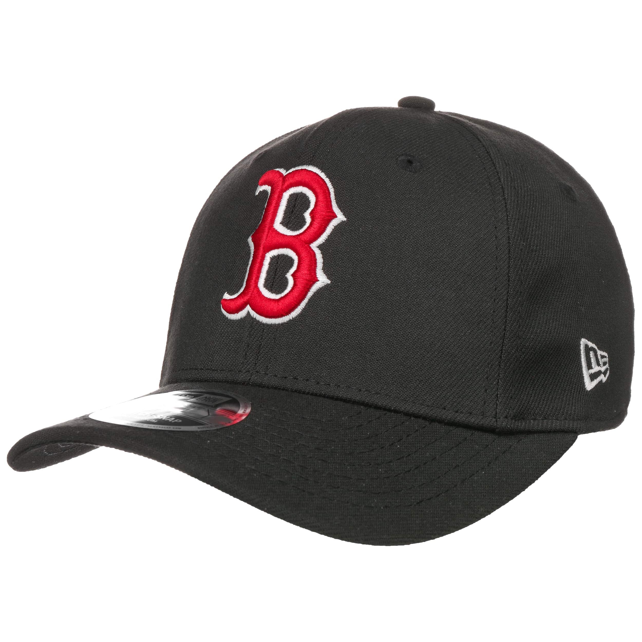 Boston Red Sox New Era 950 Black Stretch Snapback Cap