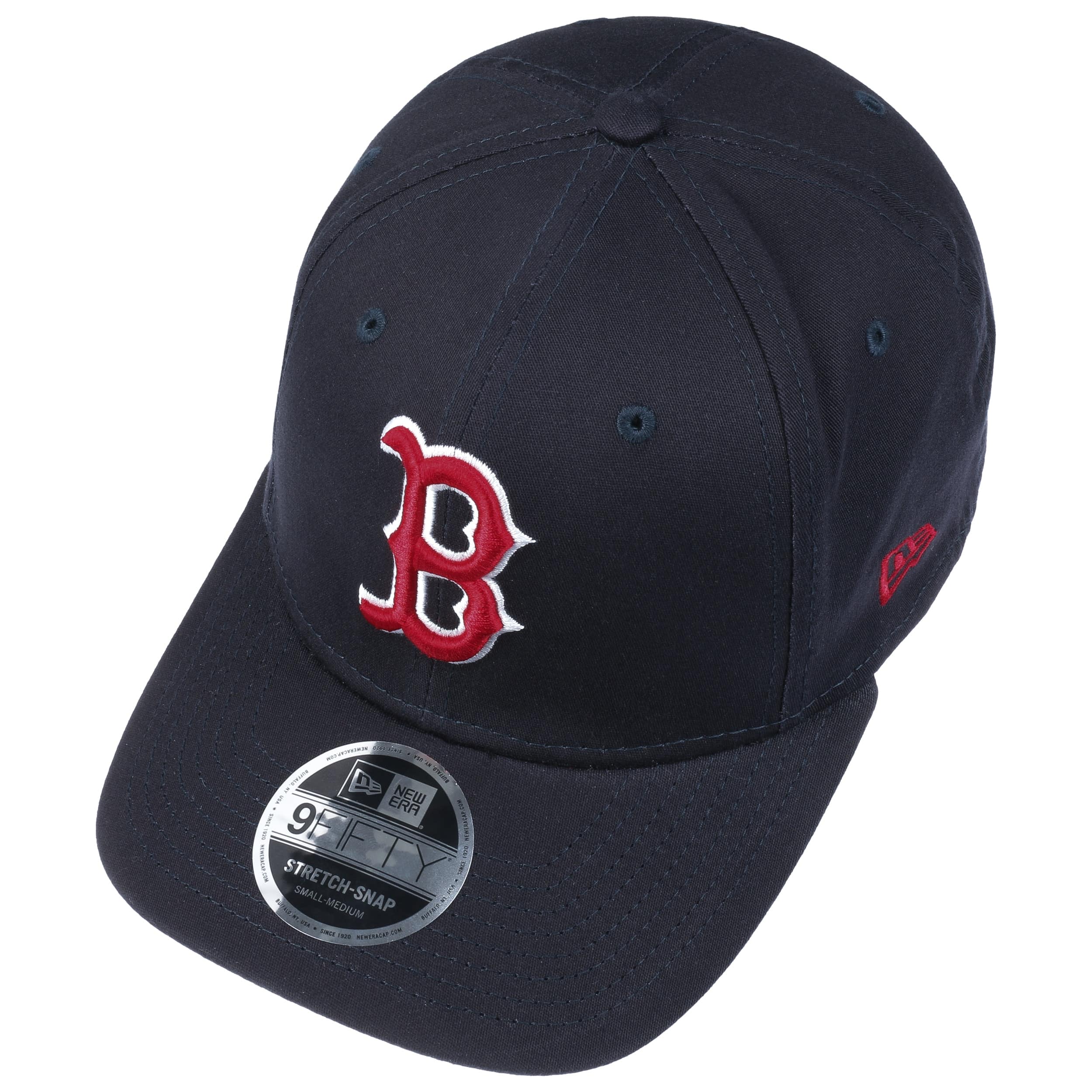 Boston Red Sox New Era 950 Black Stretch Snapback Cap