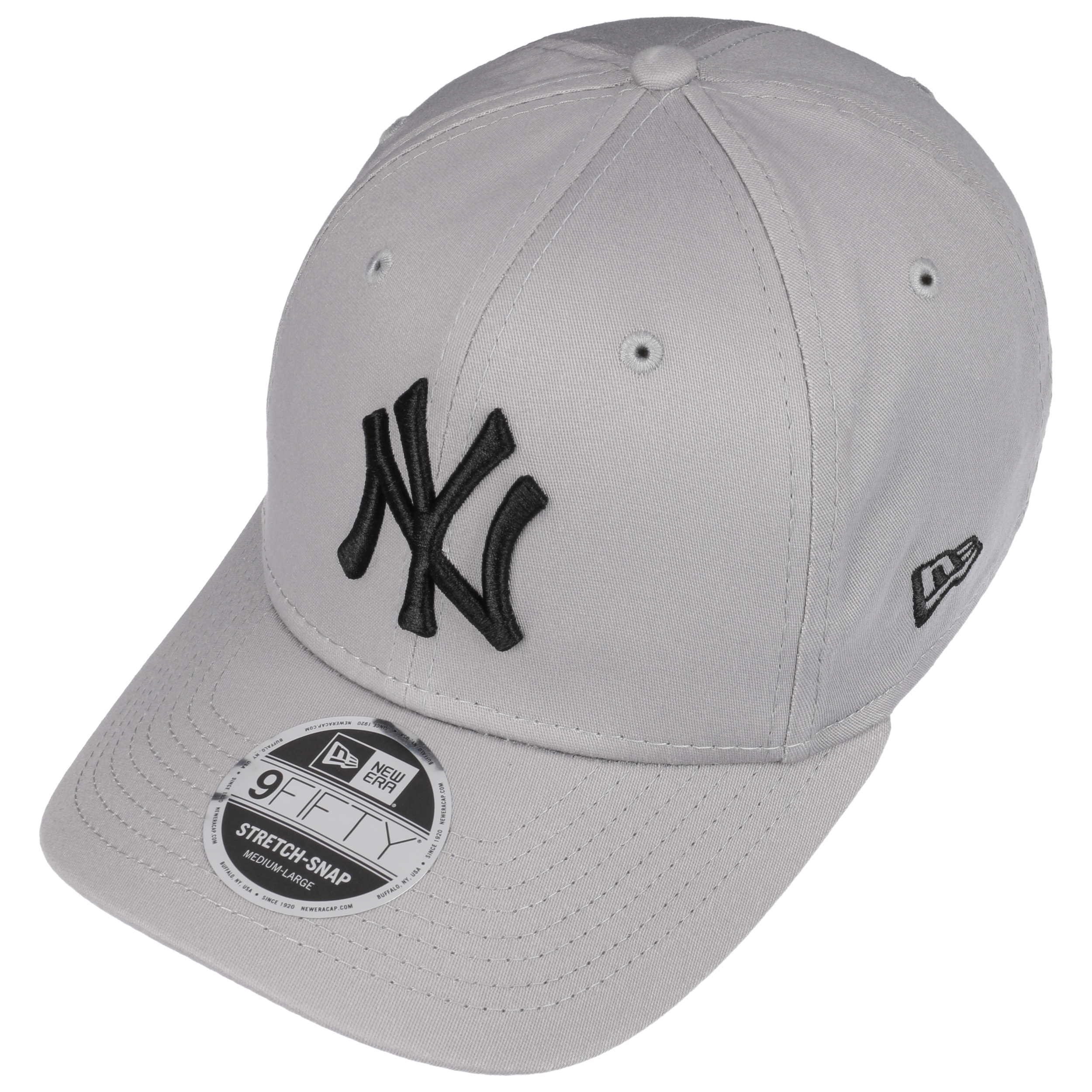 NY Yankees heather grau New Era 39Thirty Flexfit Cap 