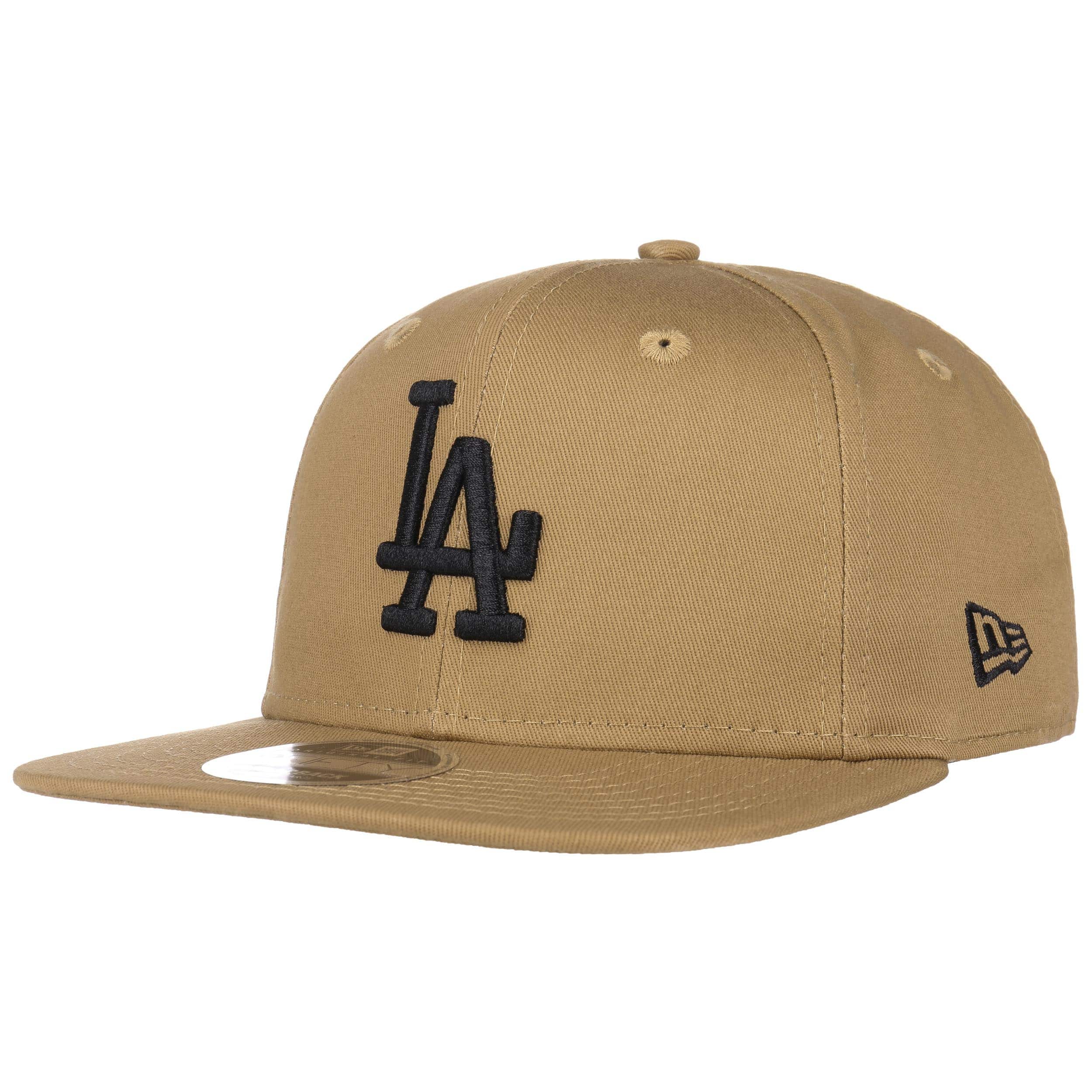 Los Angeles Dodgers New Era Basic 9FIFTY Adjustable Hat - Tan