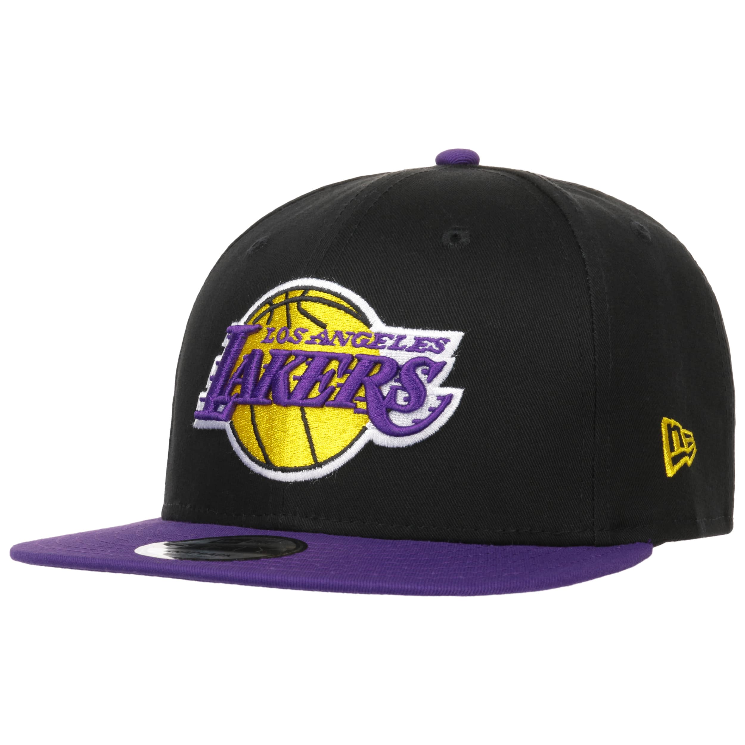 purple lakers cap