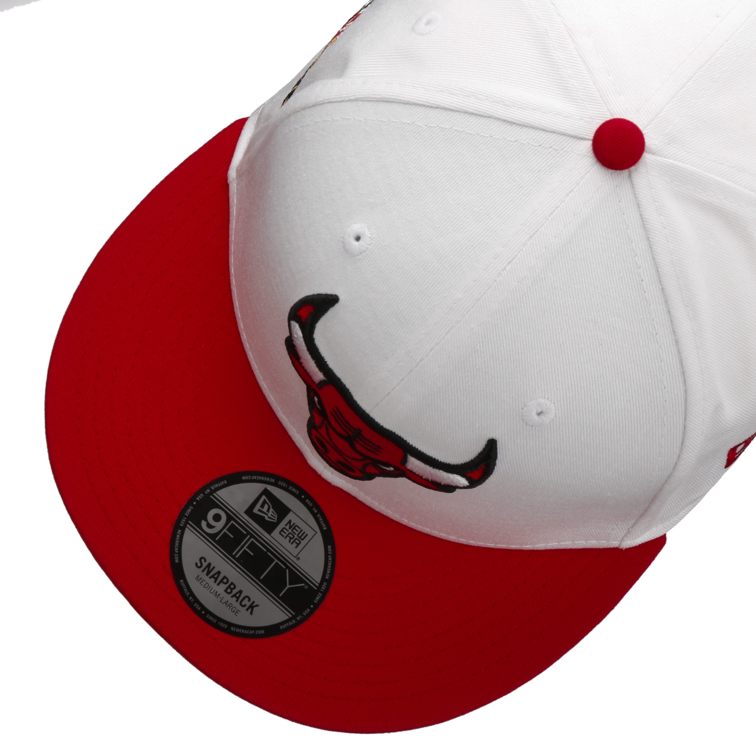 9Fifty White Crown Patches Bulls Cap by New Era --> Shop Hats