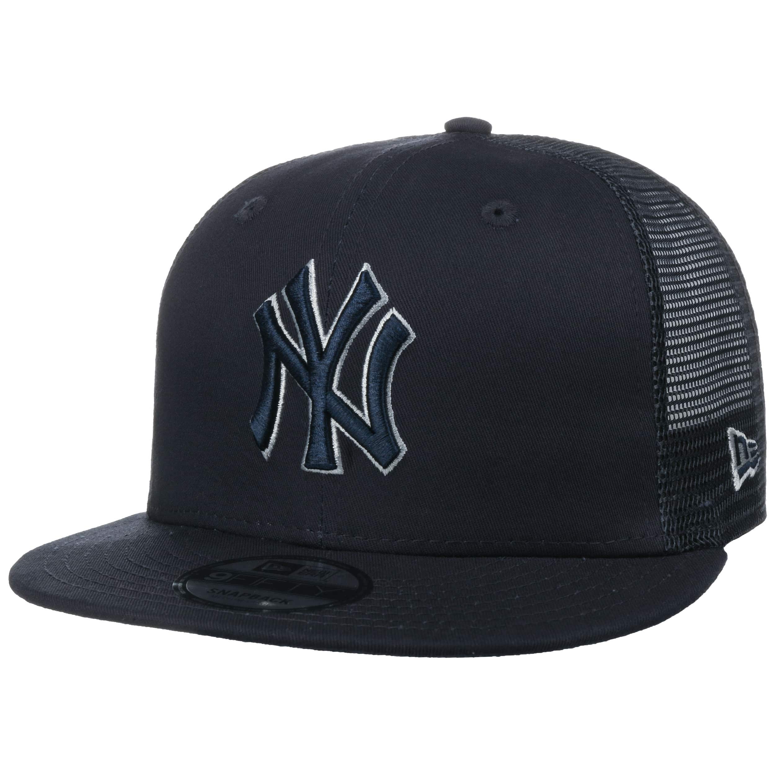 New Era Adjustable Trucker Cap Snapback New York Yankees grün mit Netz OSFM NEU 