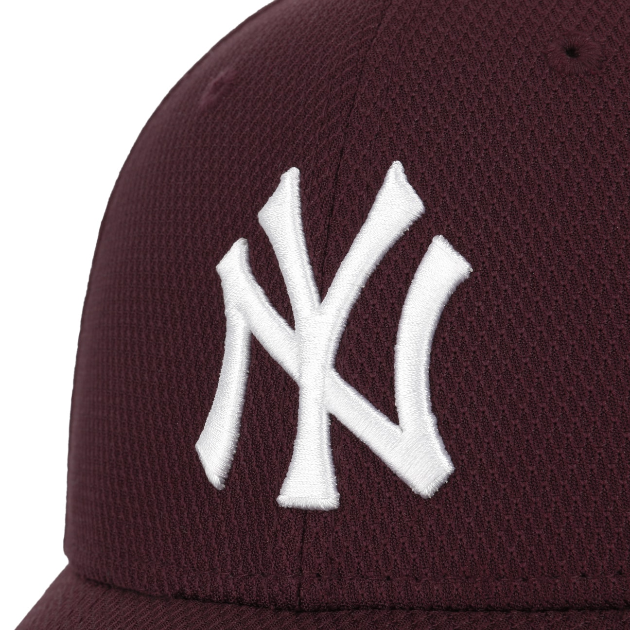 New Era New York Yankees 5950 Burgundy Fitted Hat MLB Official Basic Maroon  Cap