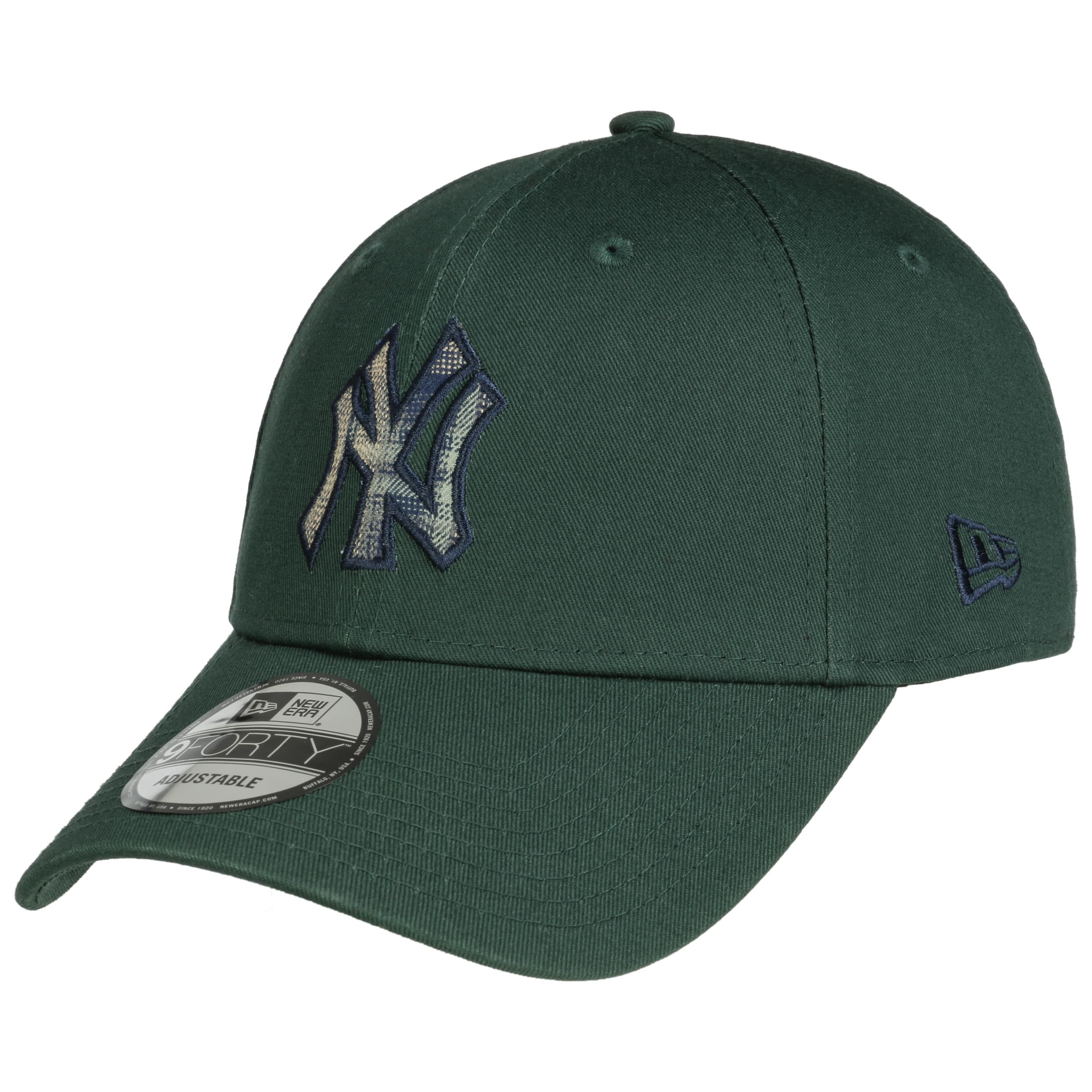 9Forty Check Infill MLB Yankees Cap by New Era 32 95