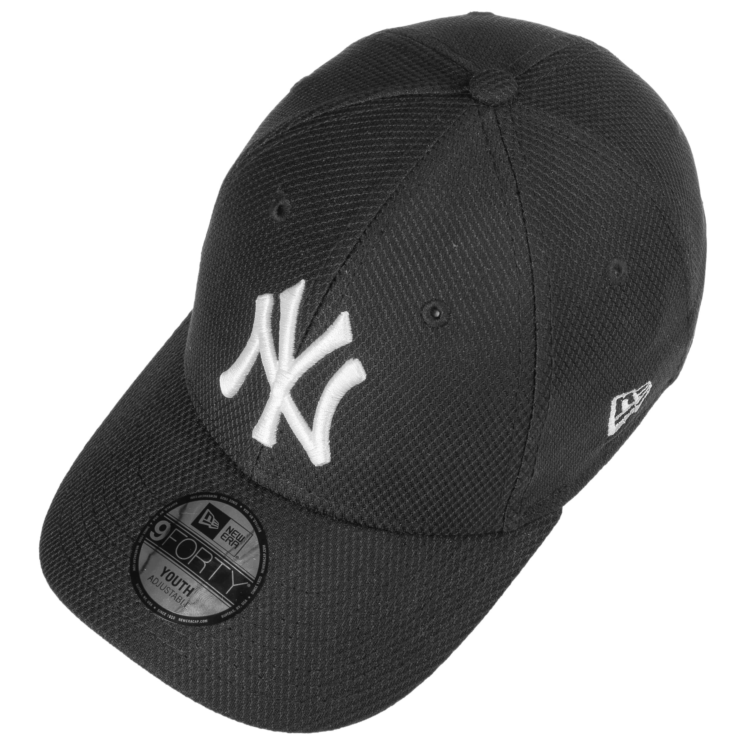 Casquette New Era 9Forty - New York Yankees - Noir - Taille Réglable Enfant - Neuf Avec étiquette