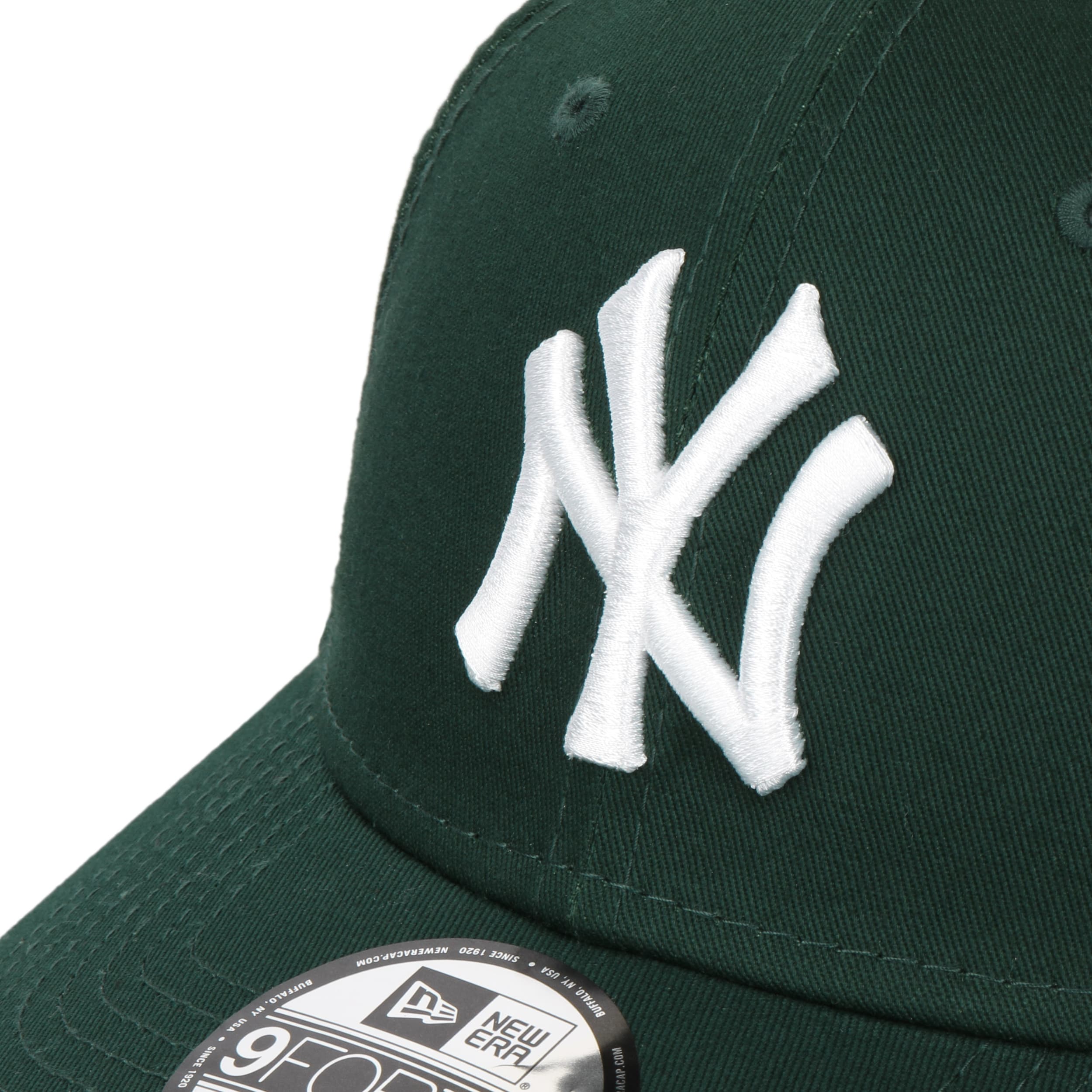 New Era Flat Brim 59FIFTY League Essential New York Yankees Dark Green Fitted Cap