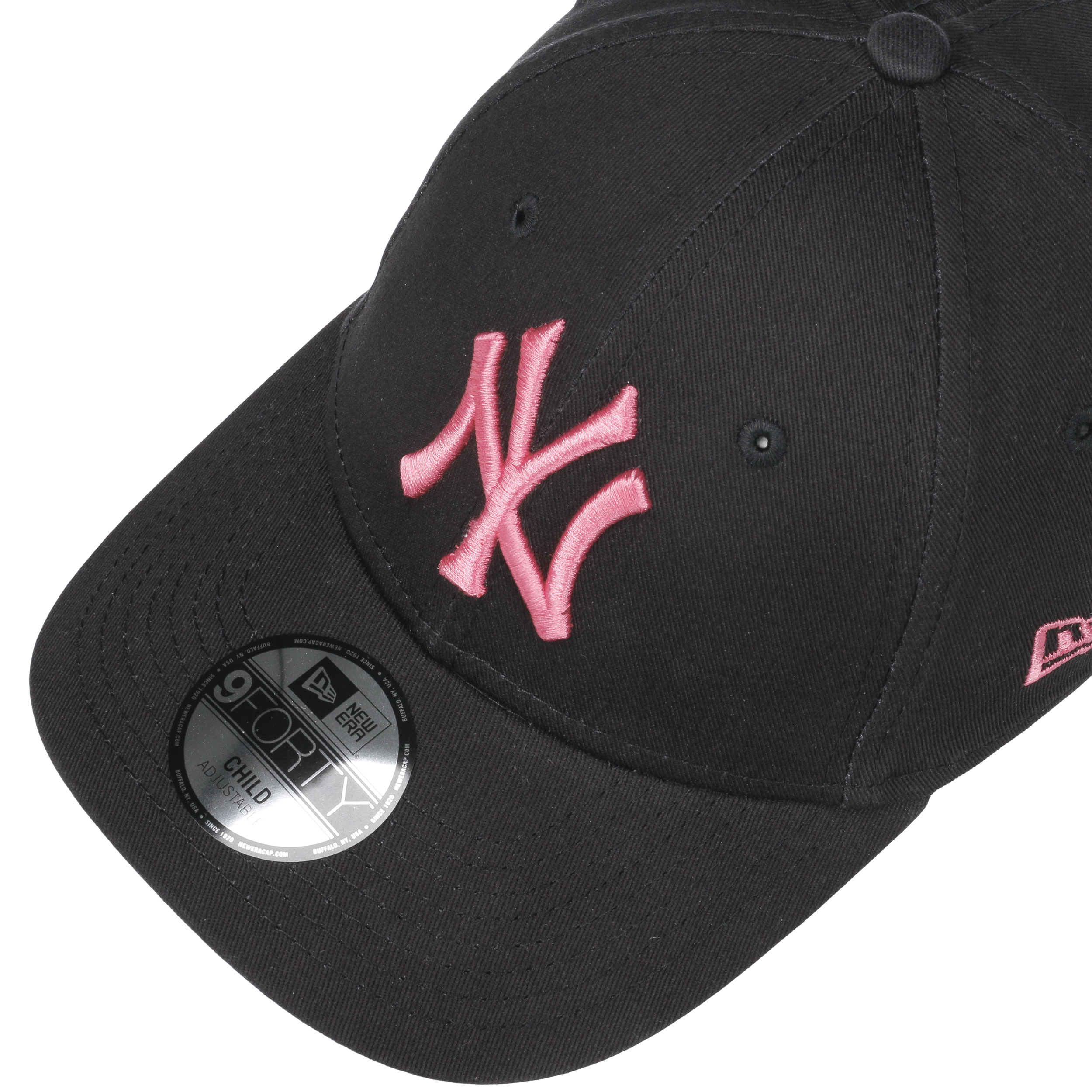 New Era 9Forty Youth NY pet zwart