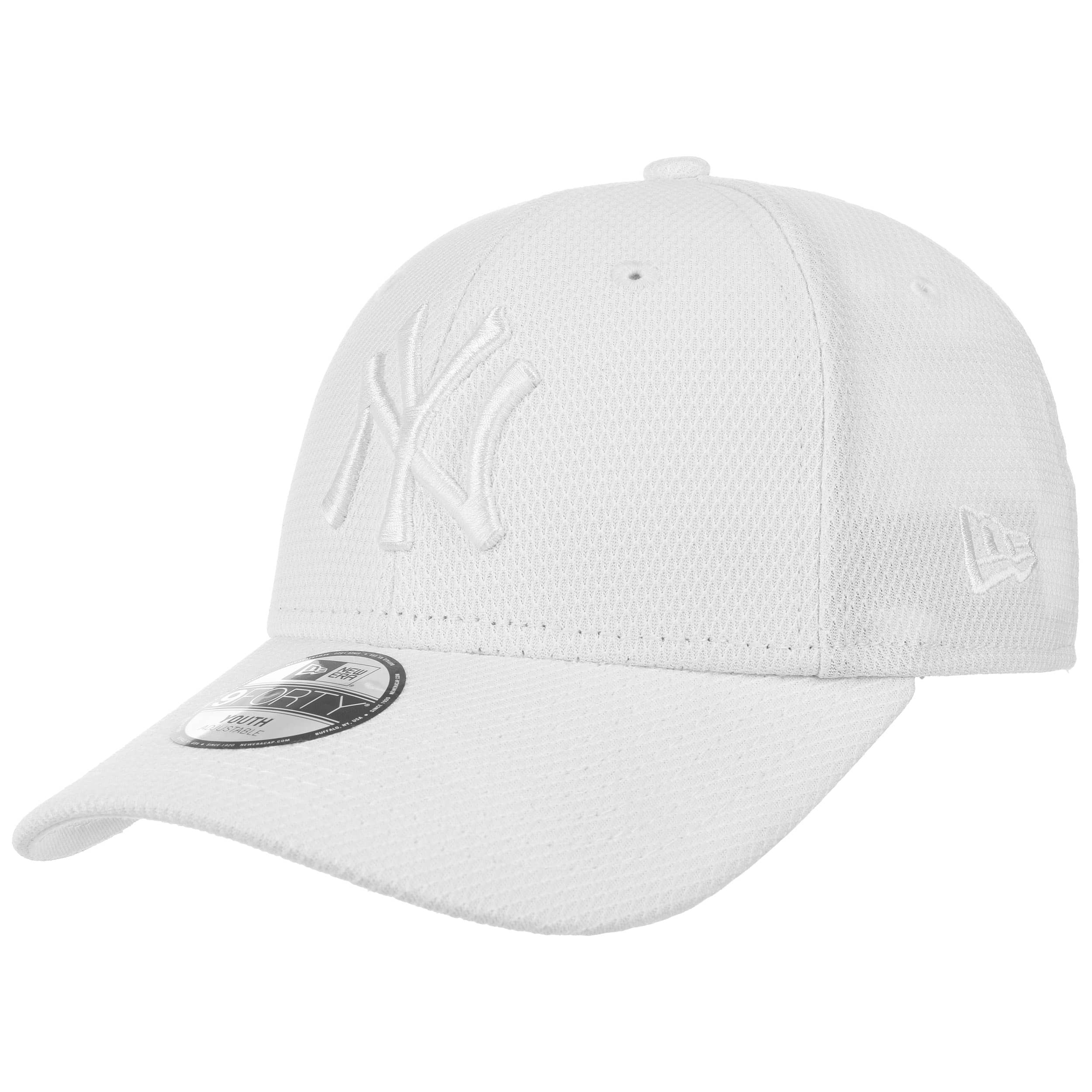 New York Yankees Diamond Era Contrast New Era white kids cap