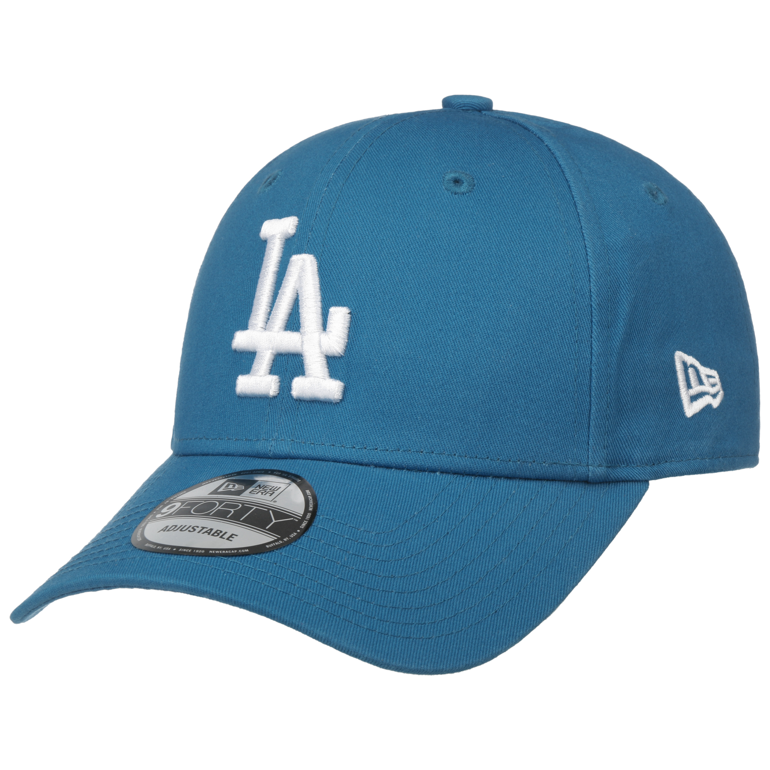 Blue New Era MLB LA Dodgers 9FORTY Side Patch Cap