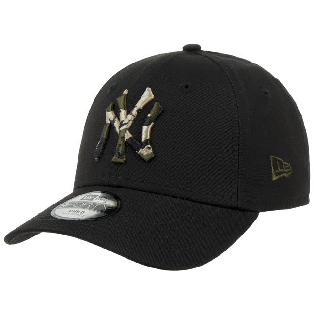 New Era New York Yankees Kids Black Camouflage Knit Beanie Hat Official New 