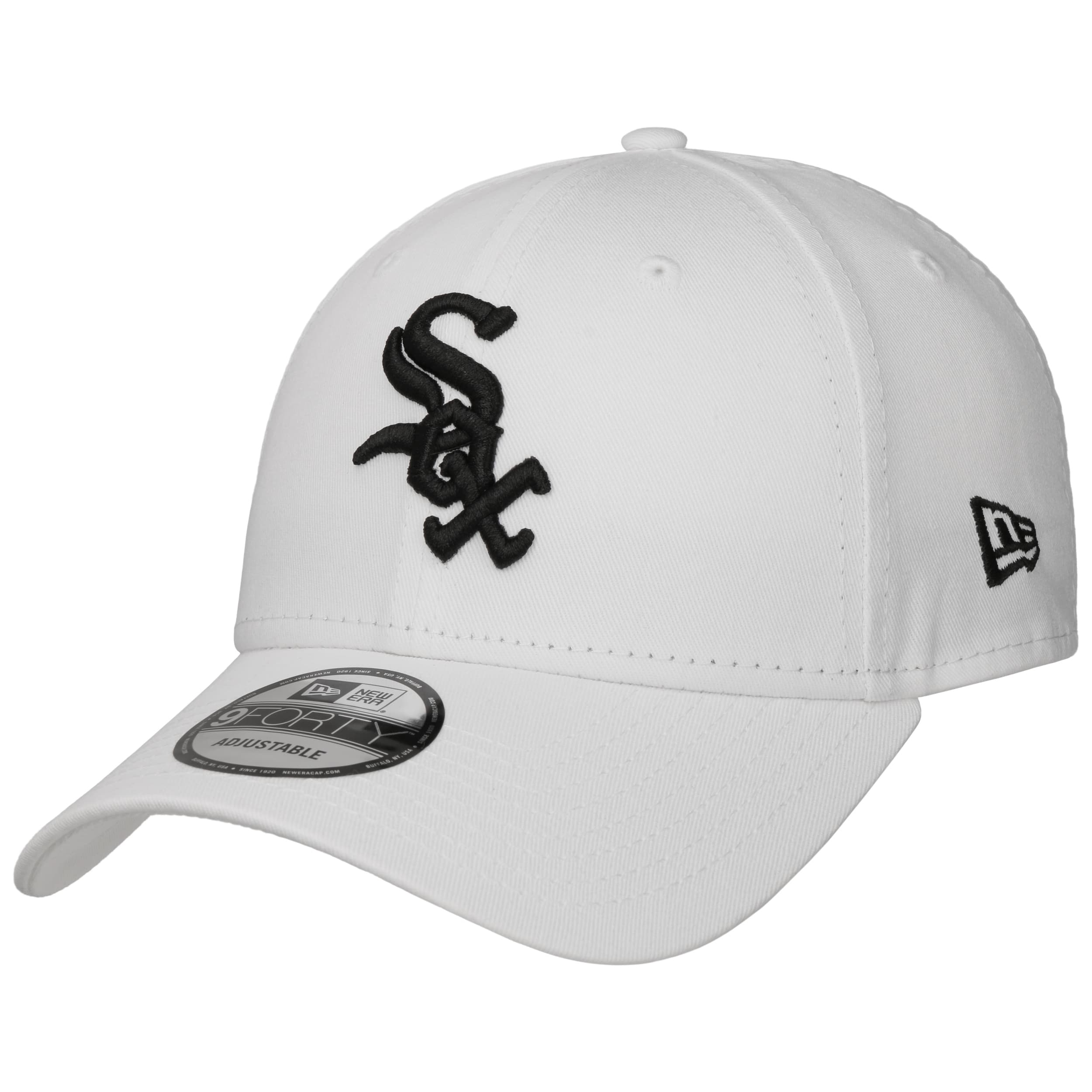 New Era Chicago White Sox Trucker 9FORTY Adjustable Snapback Hat Black