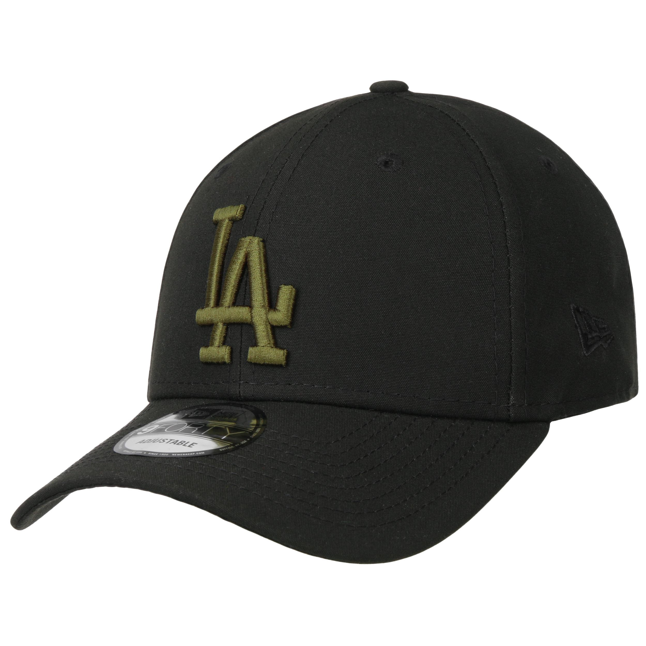 Los Angeles Dodgers MLB 9FORTY Black Snapback Hat in Black/Black by New Era