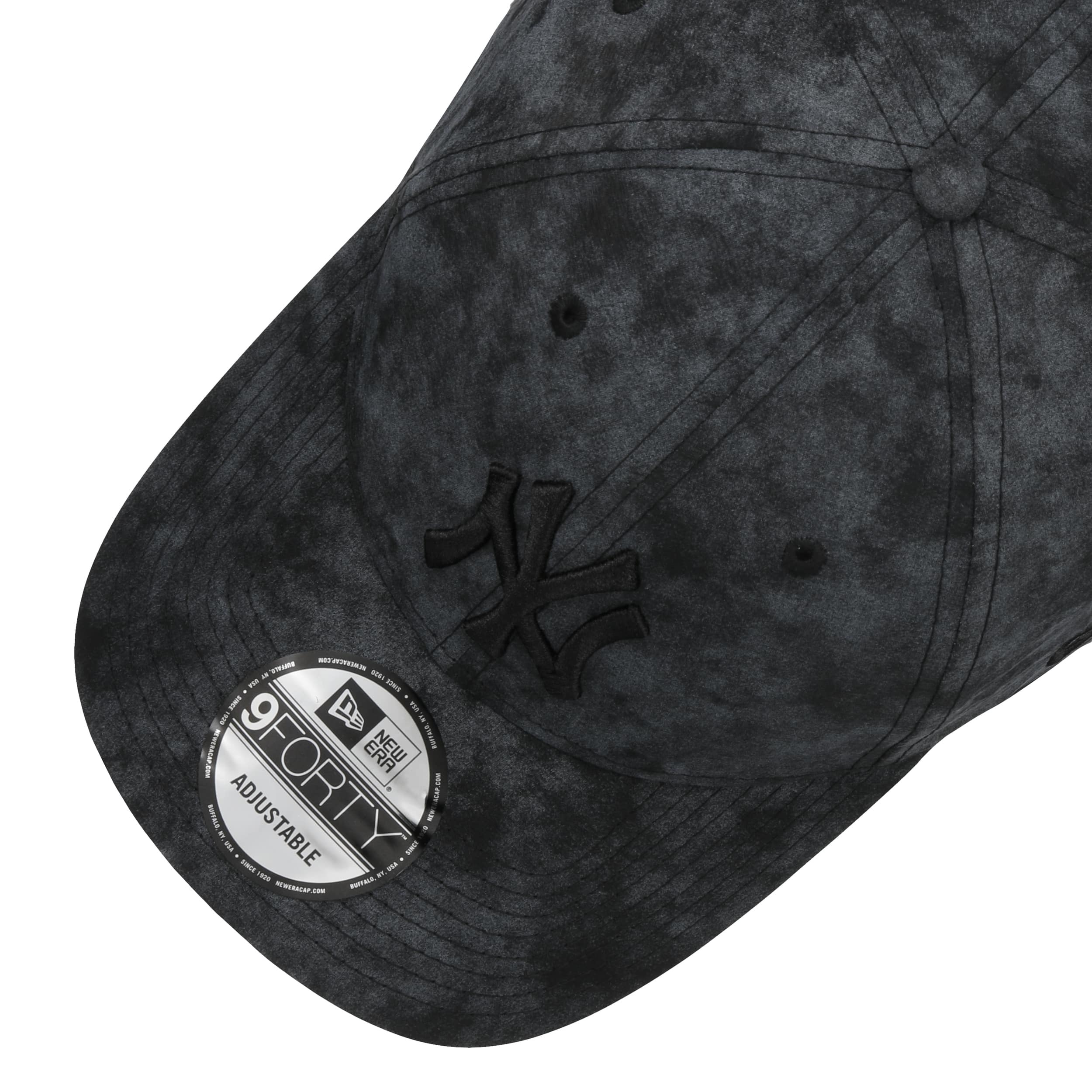 New Era 9Forty New York Yankees unisex textured cap in dark grey