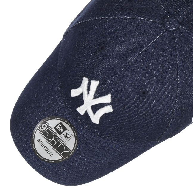 denim yankees hat