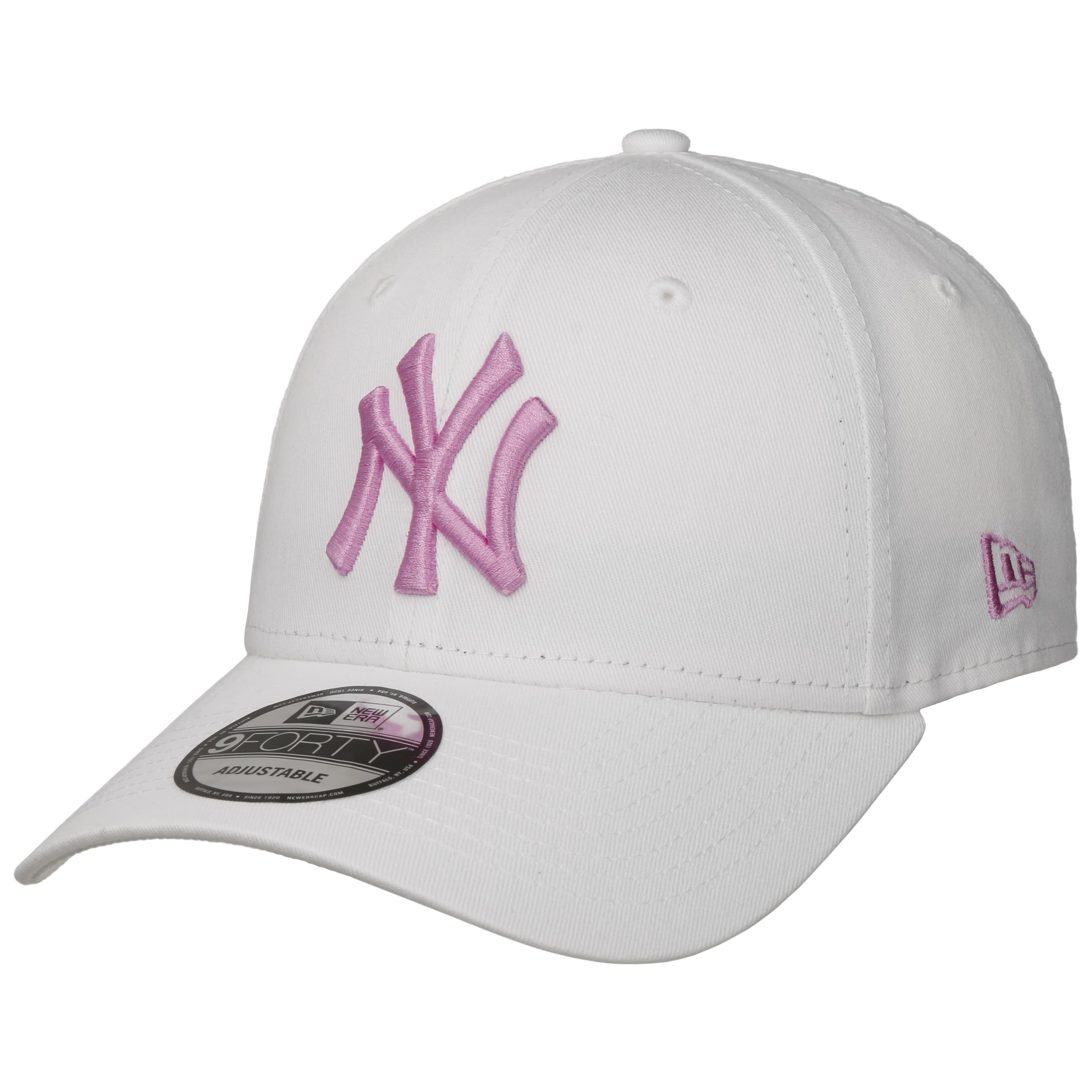 Yankees Kids Pink Adjustable Cap