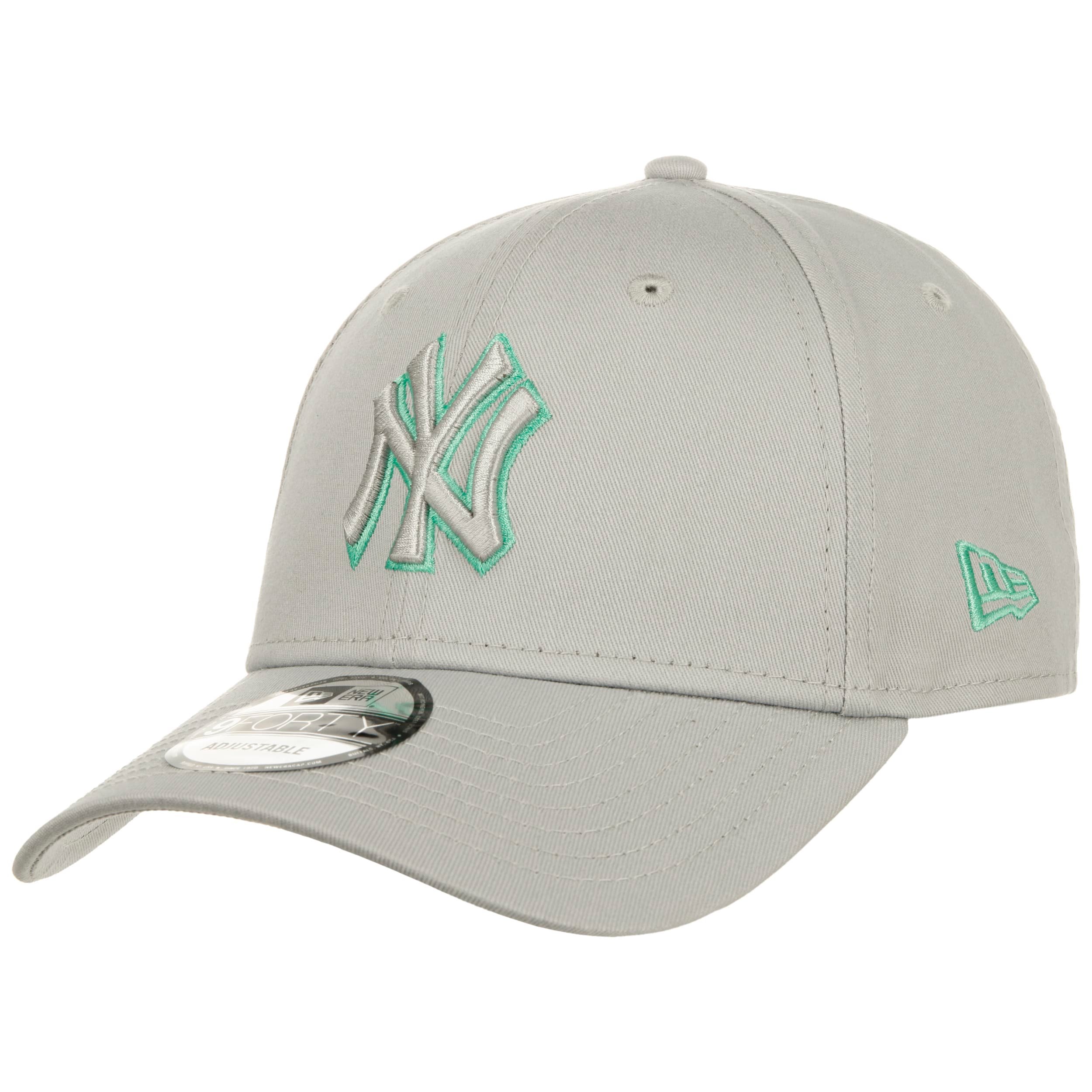 New Era 9FORTY Strapback - Cappellino Regolabile Team Outline NEYYAN - Blu Navy, Taglia Unica