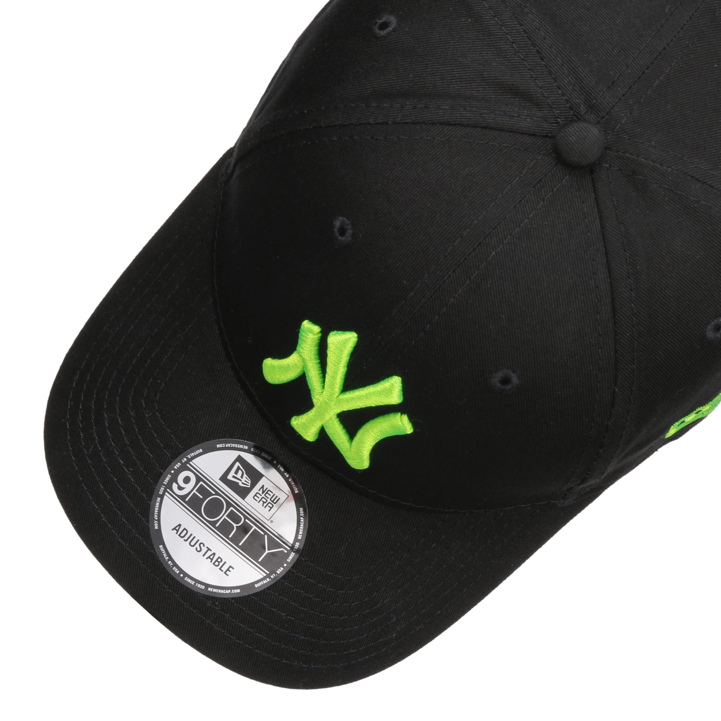 New Era New York Yankees Neon 9FORTY Cap Black Man