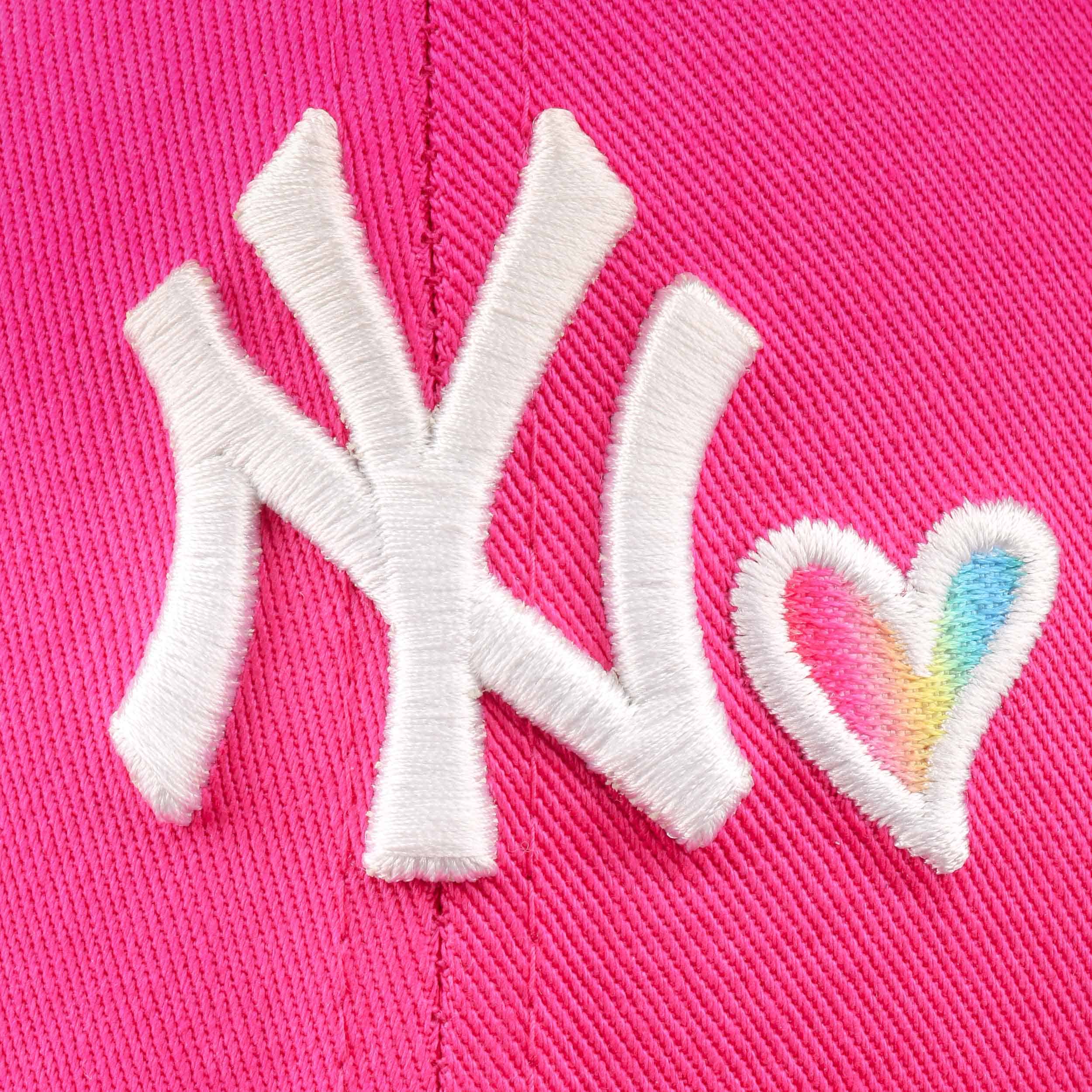 9Forty Rainbow Hearts Yankees Cap by New Era --> Shop Hats