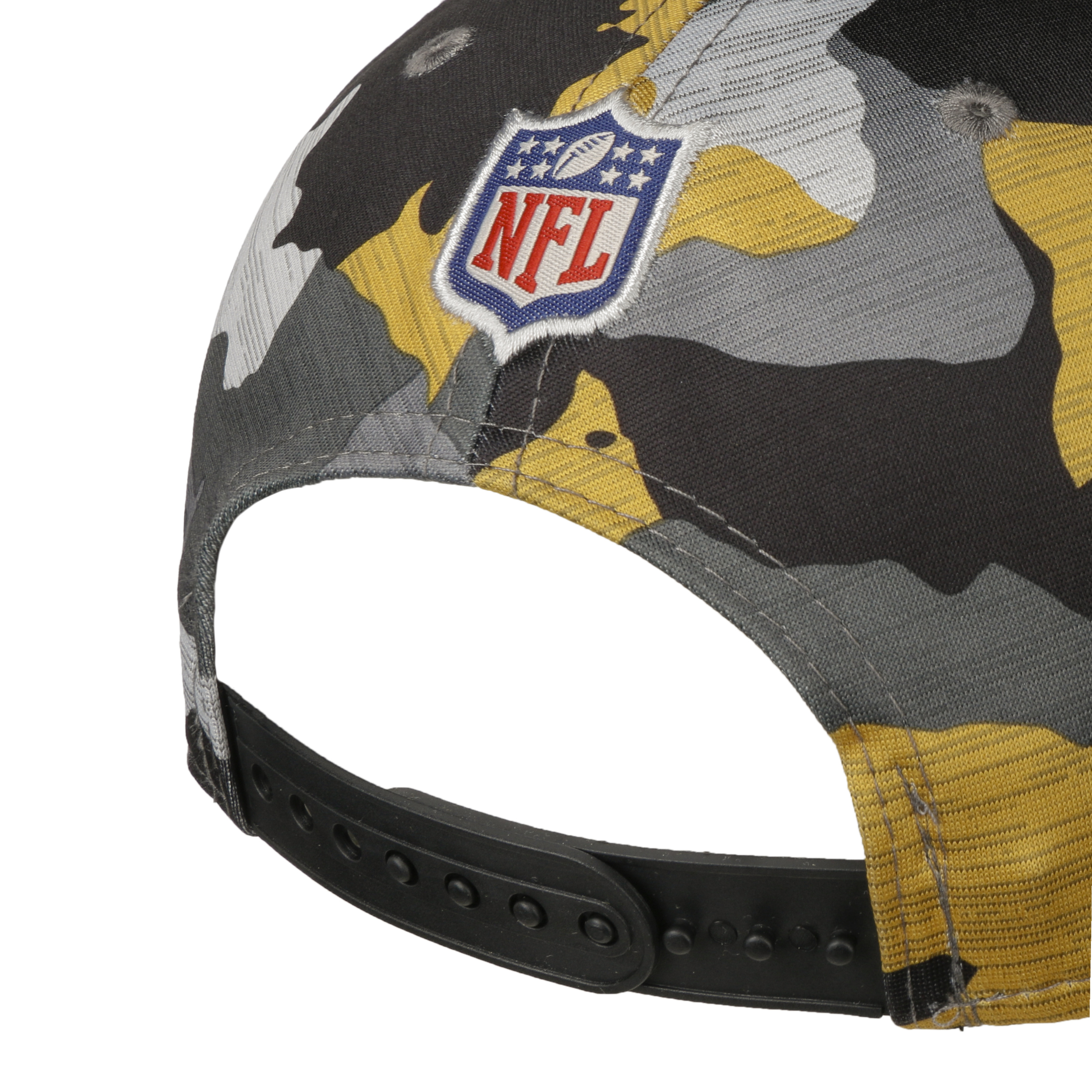 New Era 9Fifty Pittsburgh Steelers Camo Trucker Snapback Hat Camo