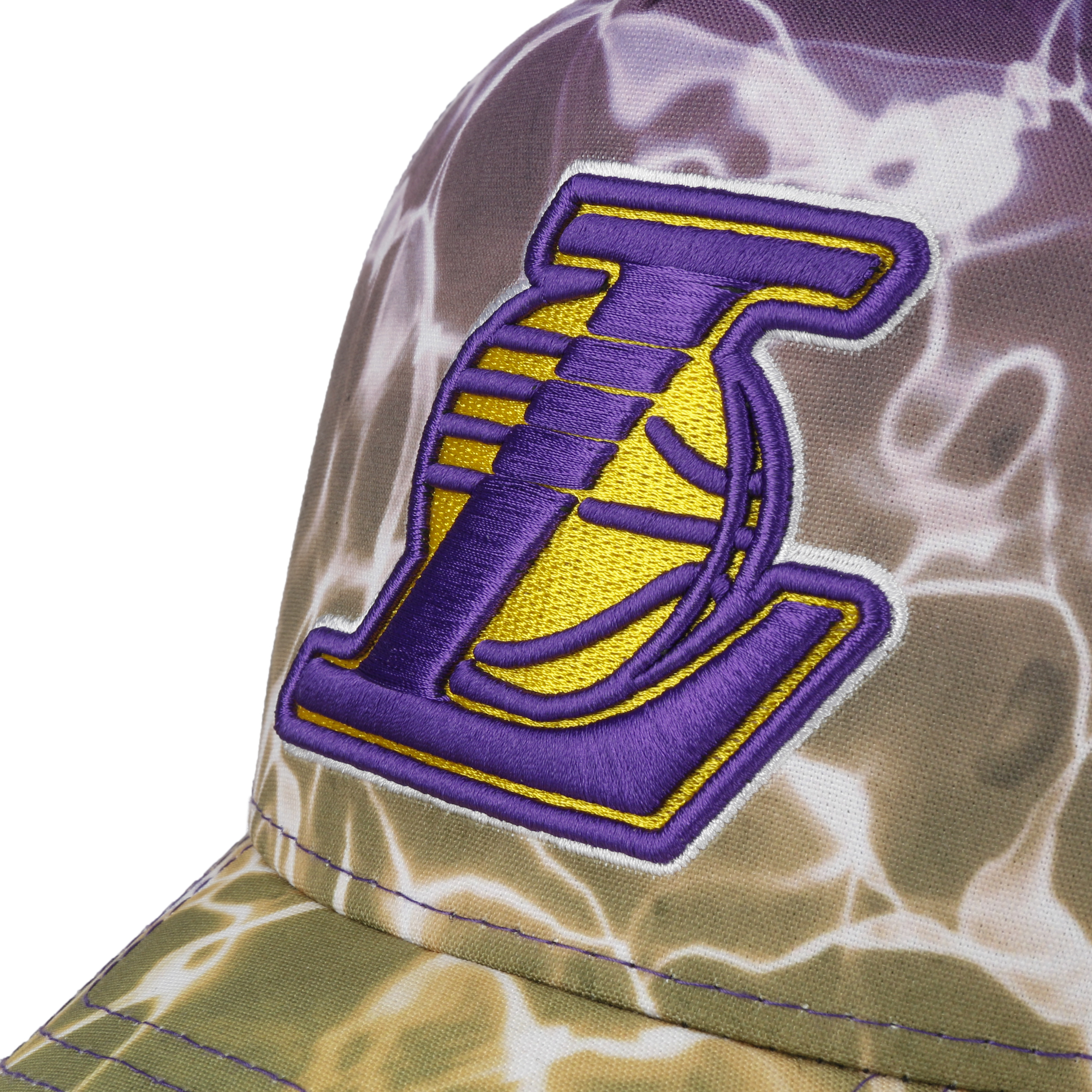 Los Angeles Lakers New Era Mesh Brim Snapback Adjustable Hat - Purple