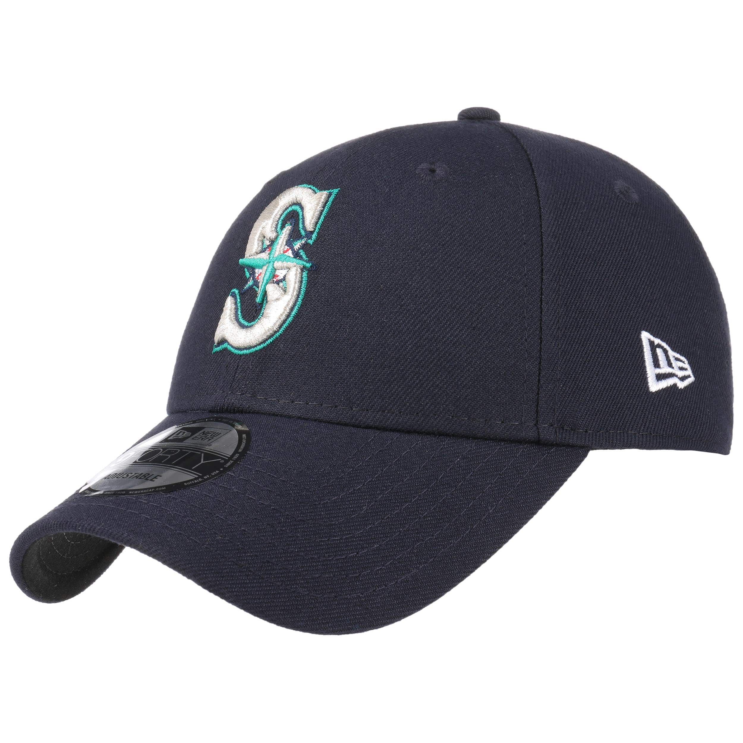 NEW ERA SEATTLE MARINERS キャップ ブルー ロゴ New Era Seattle Mariners Blue 5950 Hat 35th Anniversary