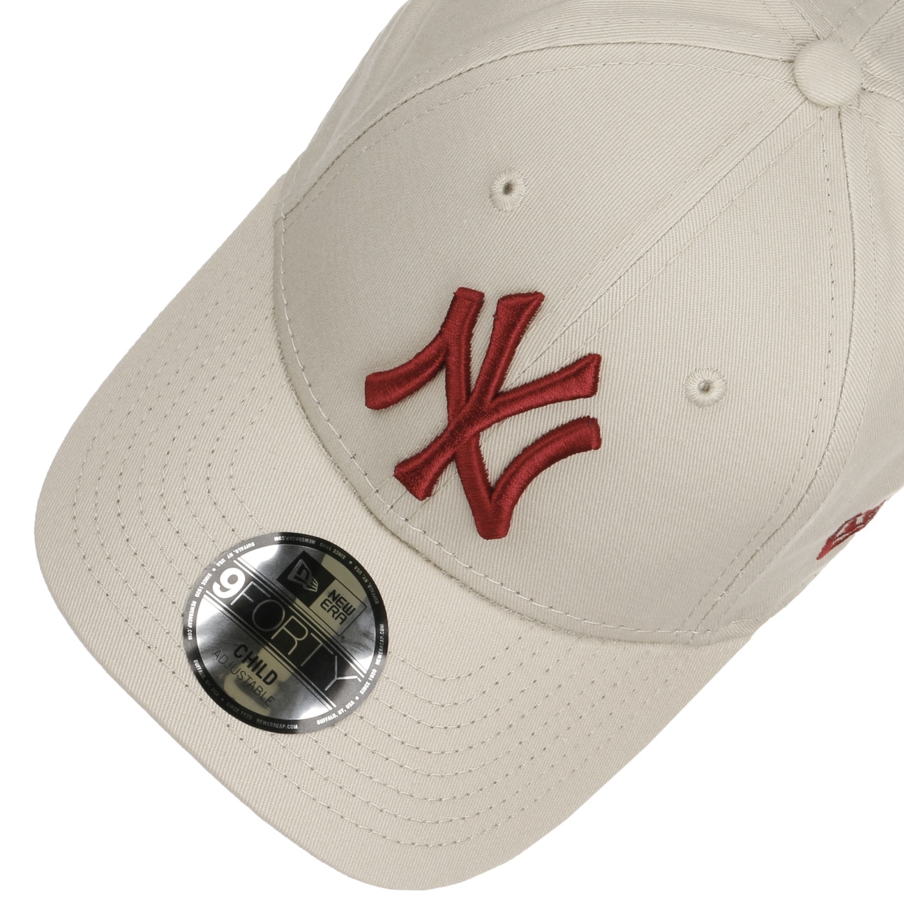 New York Yankees Diamond Era Contrast New Era white kids cap