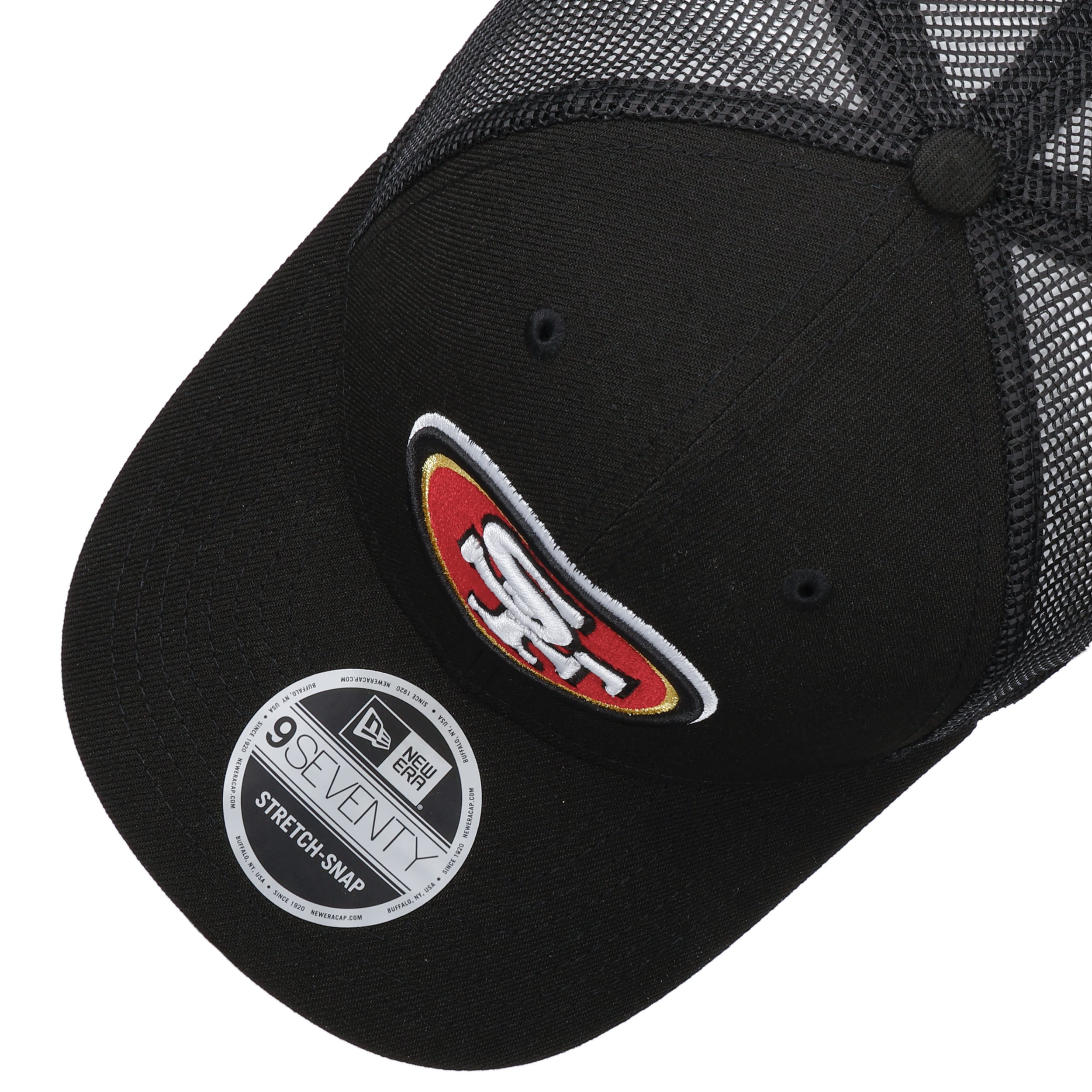 Baseball Cap Black 49ers Trucker Hat San Francisco 49ers 2025 NFL