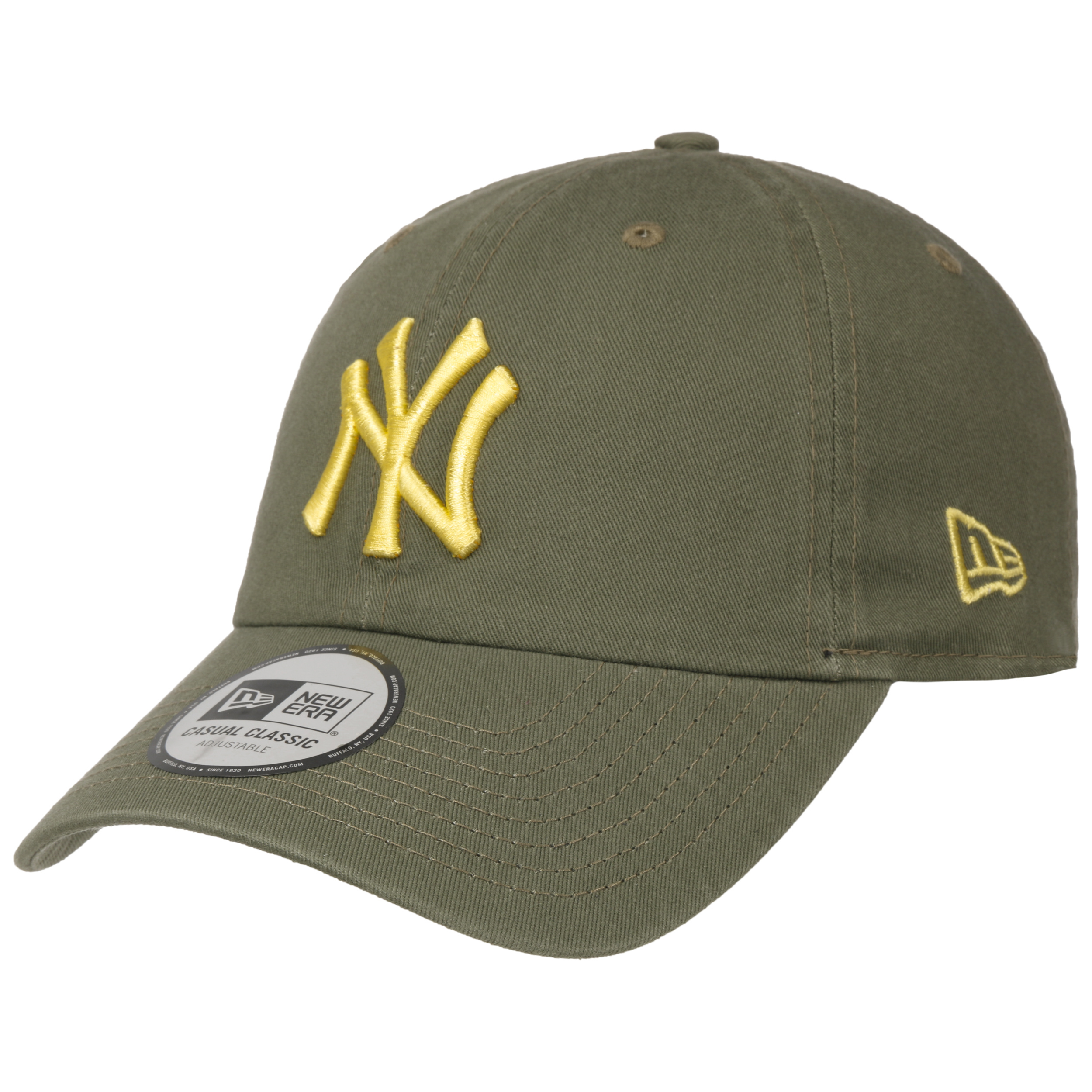 New York Yankees New Era Women's Botanic 9TWENTY Adjustable Hat - Gray