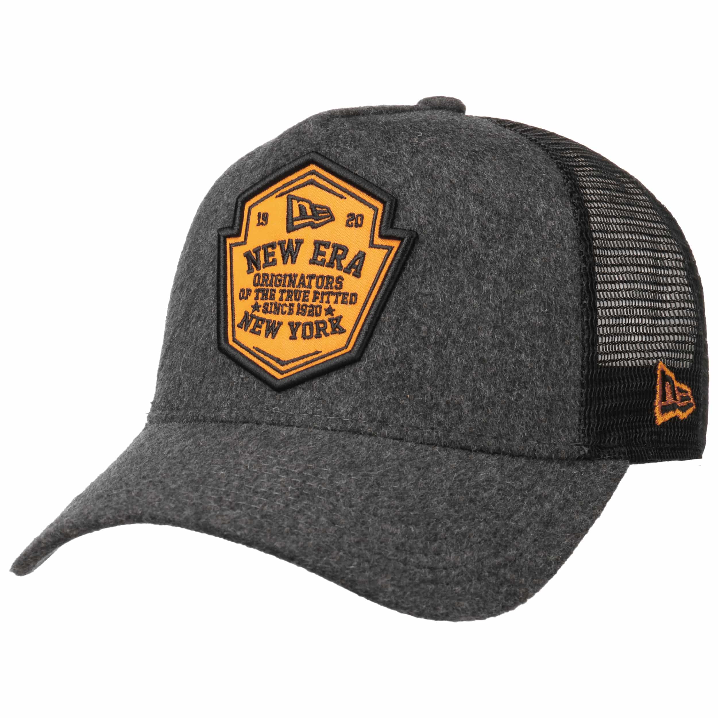 A-Frame Wool Patch Trucker Cap by New Era --> Shop Hats