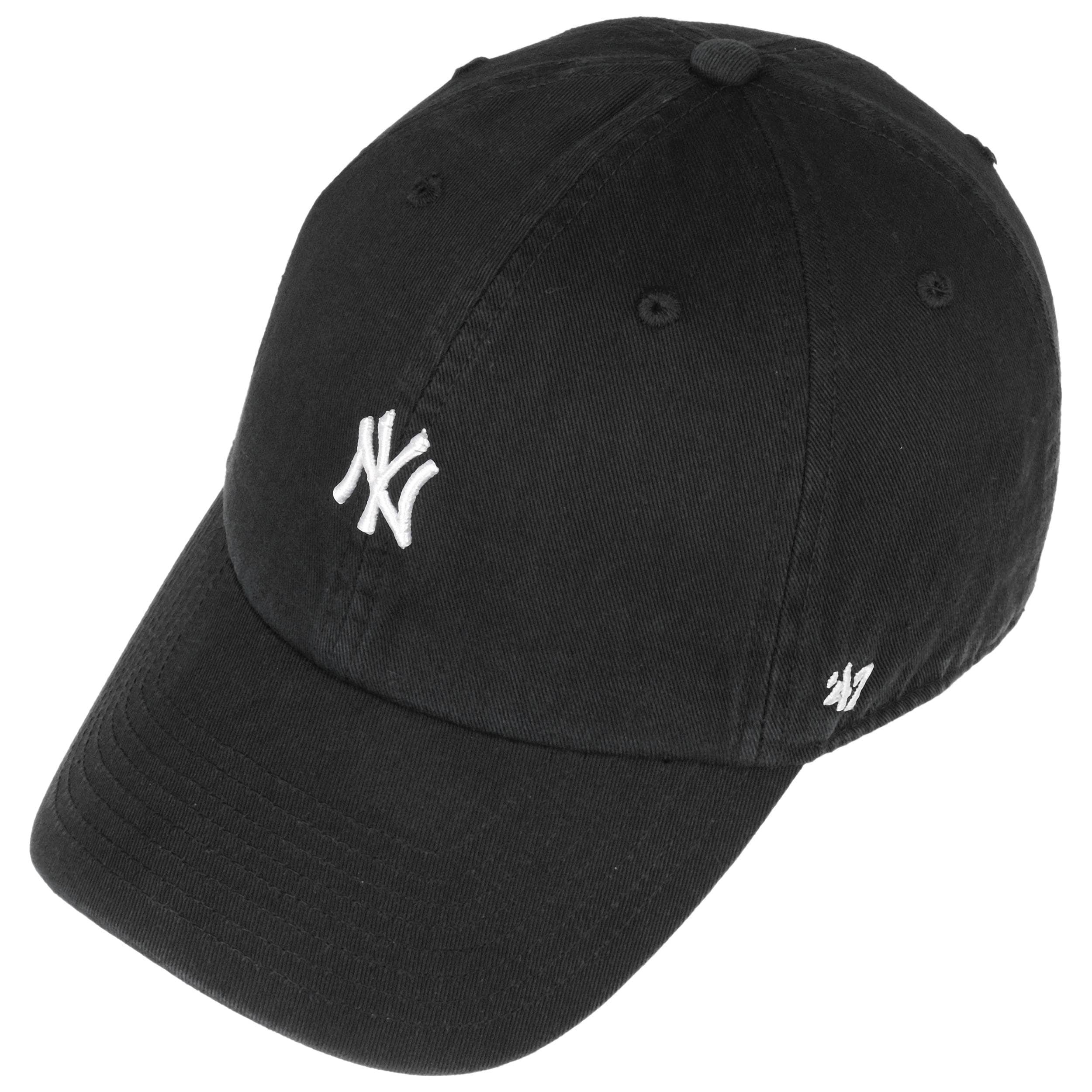 Casquette New York Yankees '47 Clean Up - Tout Noir, Adulte Strapback (Occasion)