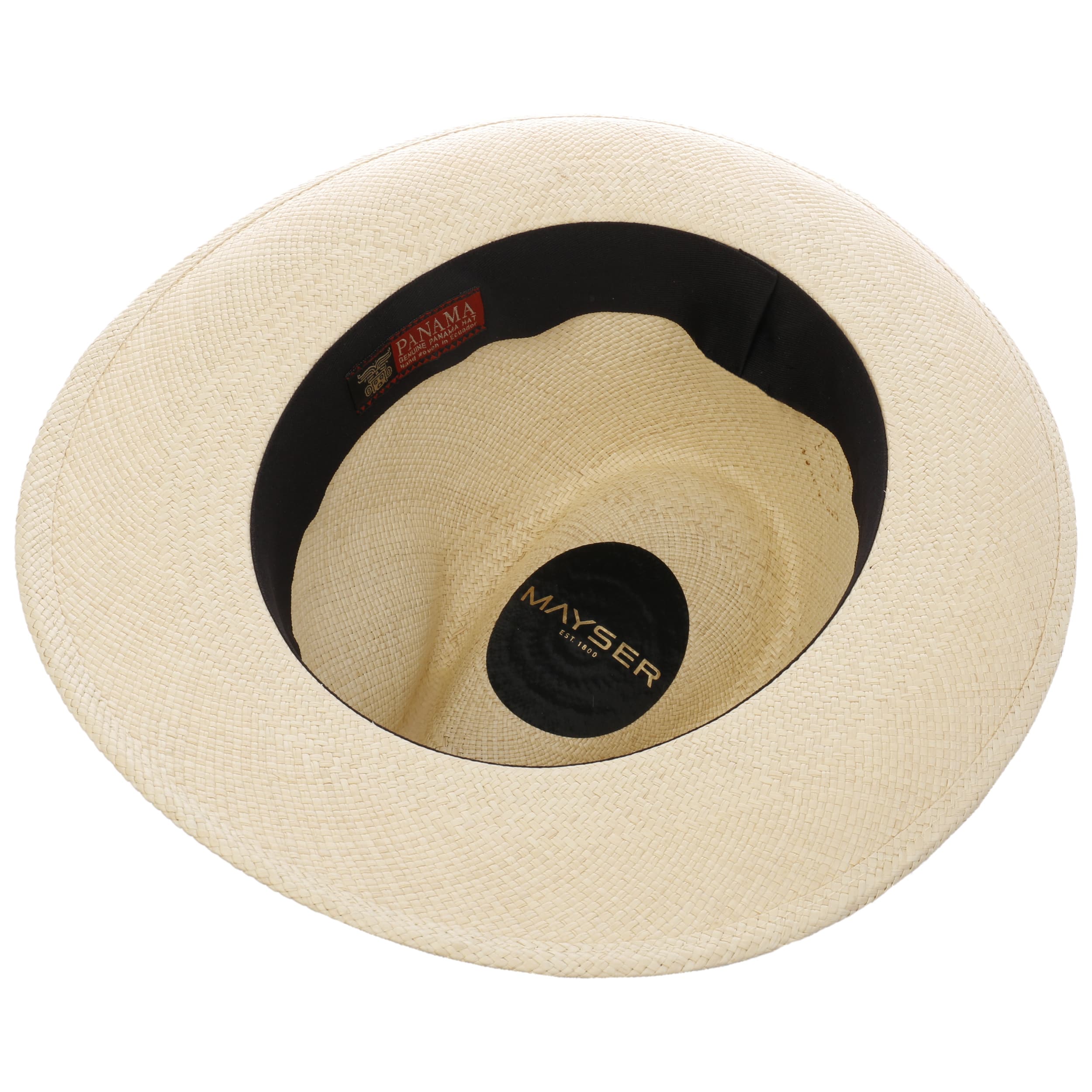 Albenga Green Stripes Panama Hat by Mayser --> Shop Hats