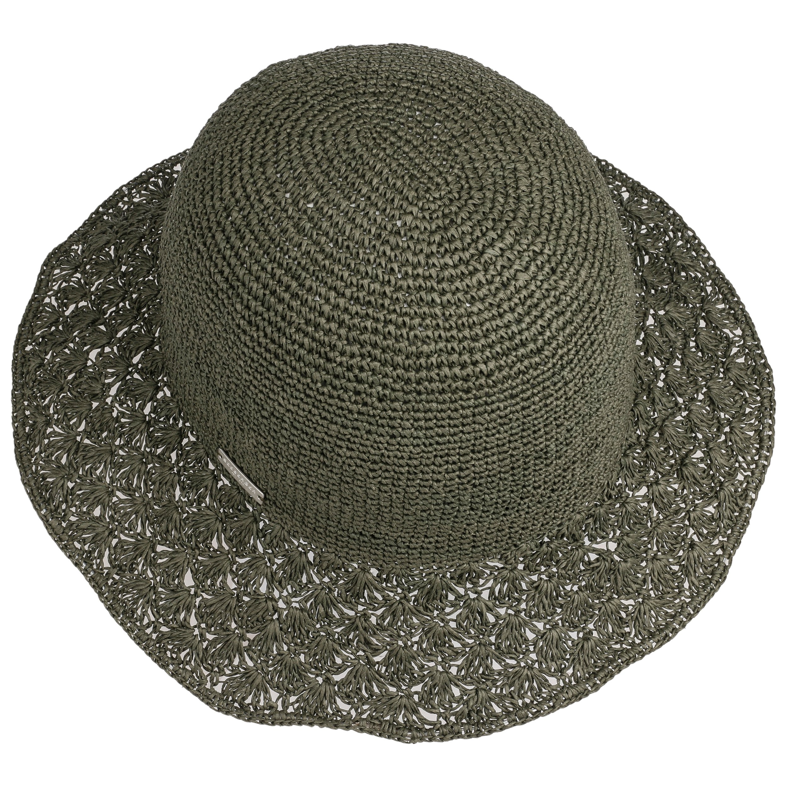 Alexia Crochet Straw Hat by Seeberger 