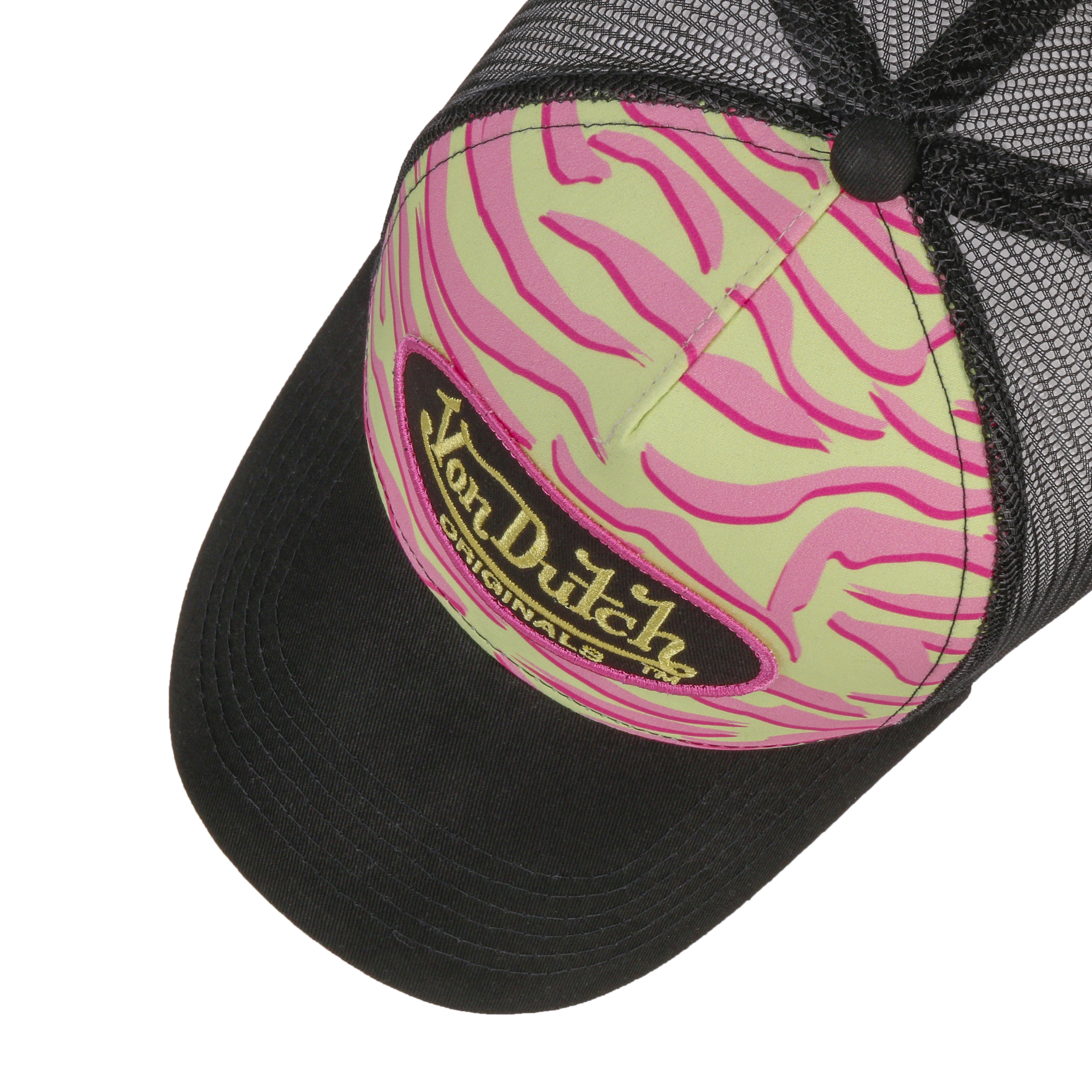 Allover Tiger Stripe Trucker Cap by Von Dutch - 35,95 €