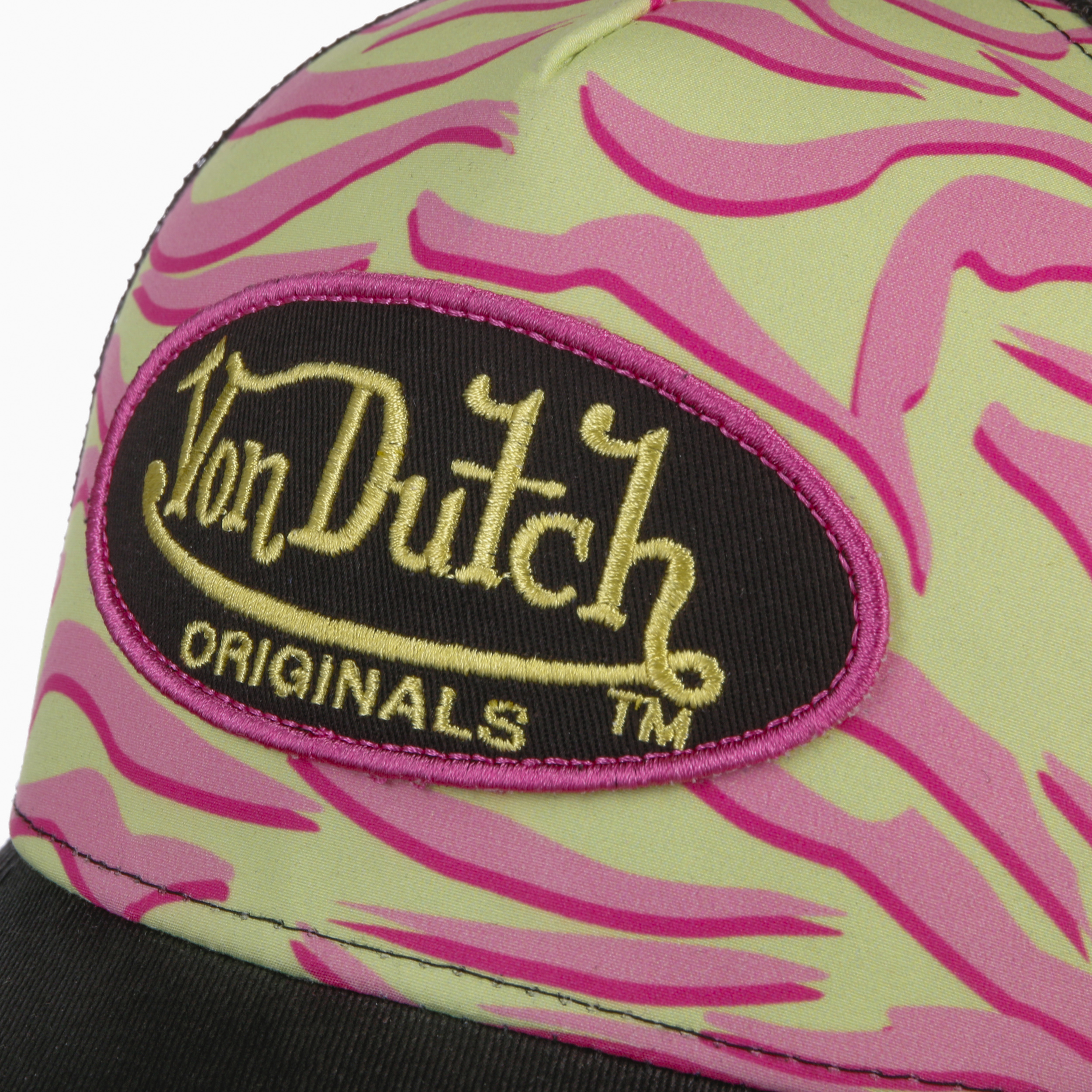 Allover Tiger Stripe Trucker Cap by Von Dutch - 35,95 €