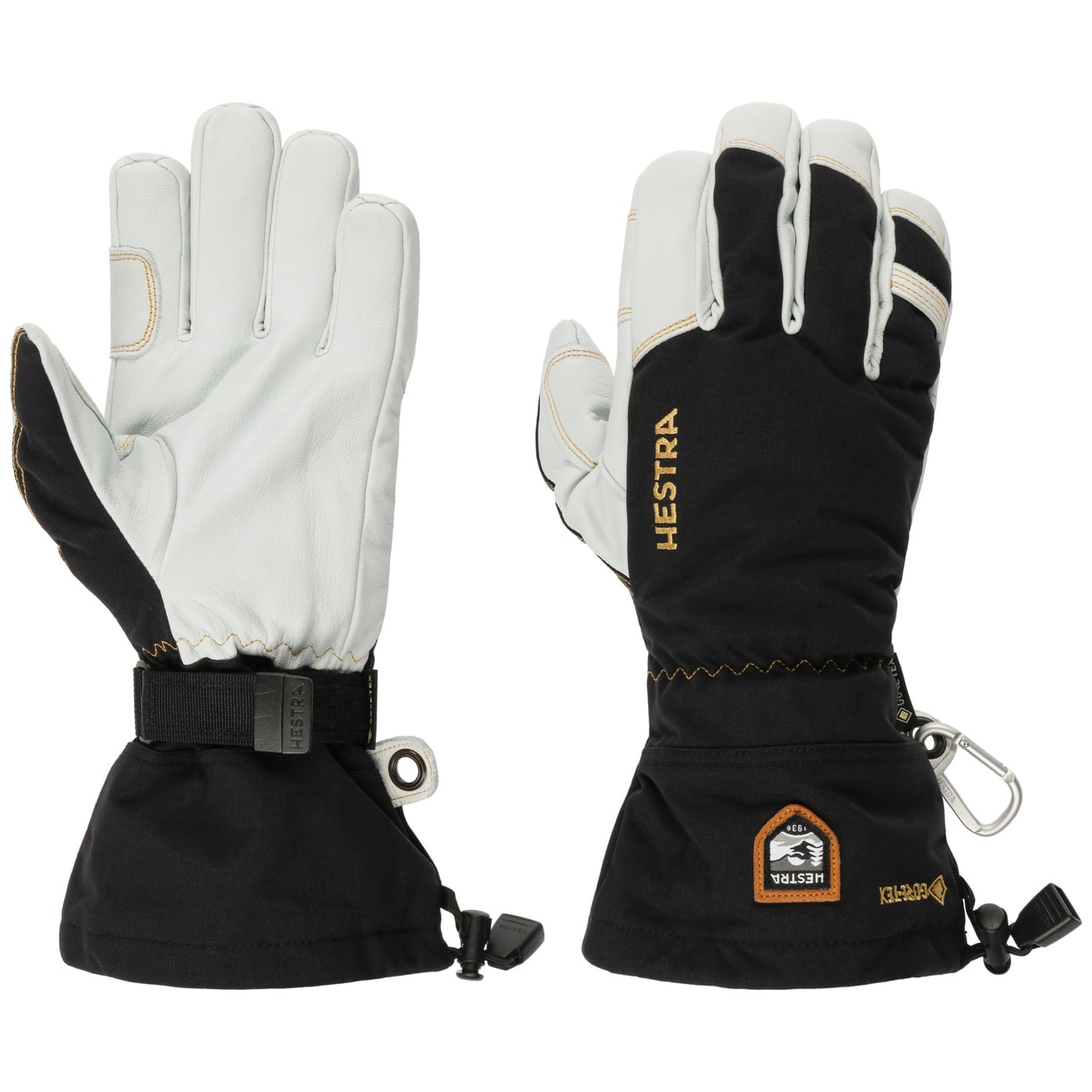 Alpine Pro Army 5-Finger Leather Gloves by Hestra - 175,95 €