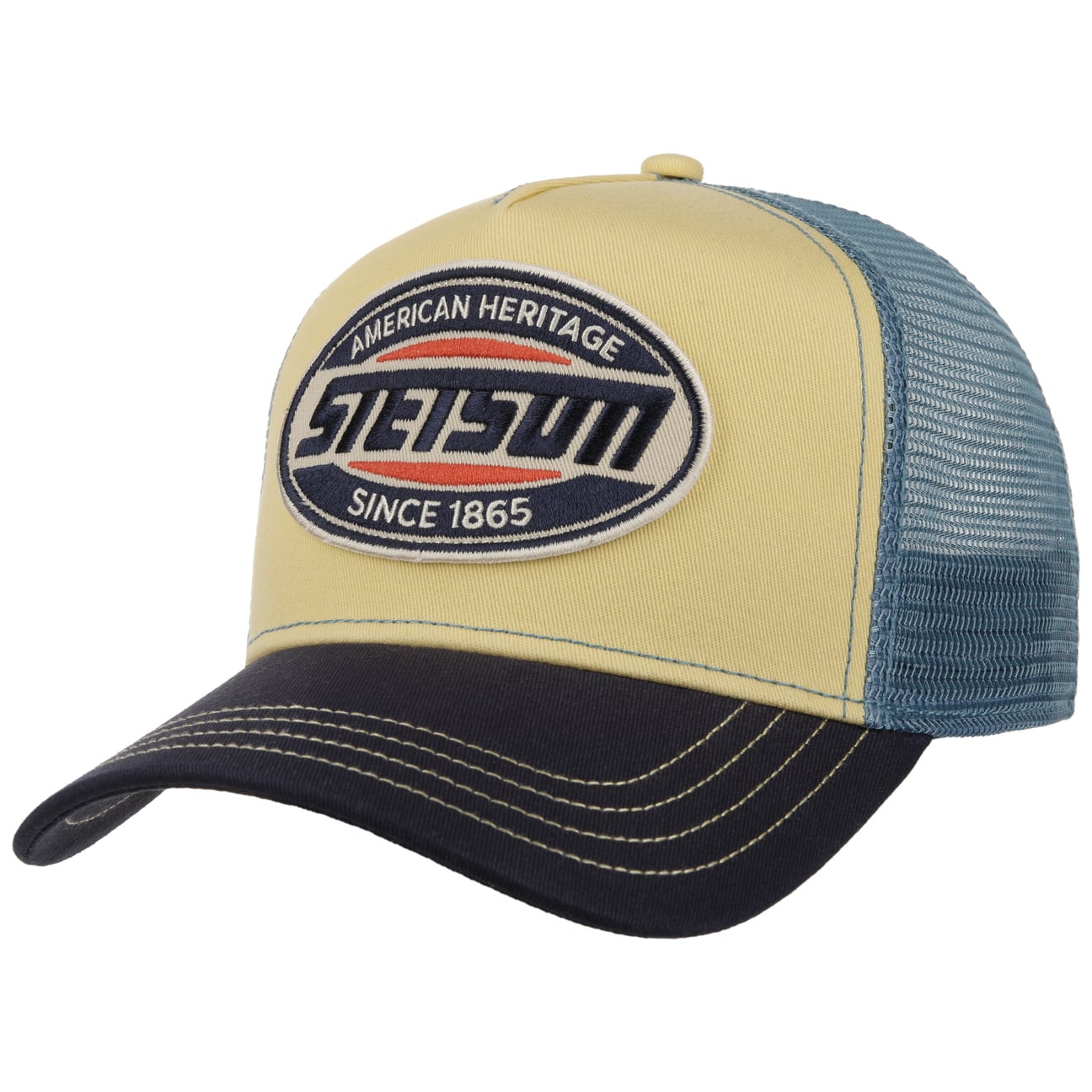 American Heritage Logo Trucker Cap by Stetson - 49,00 €