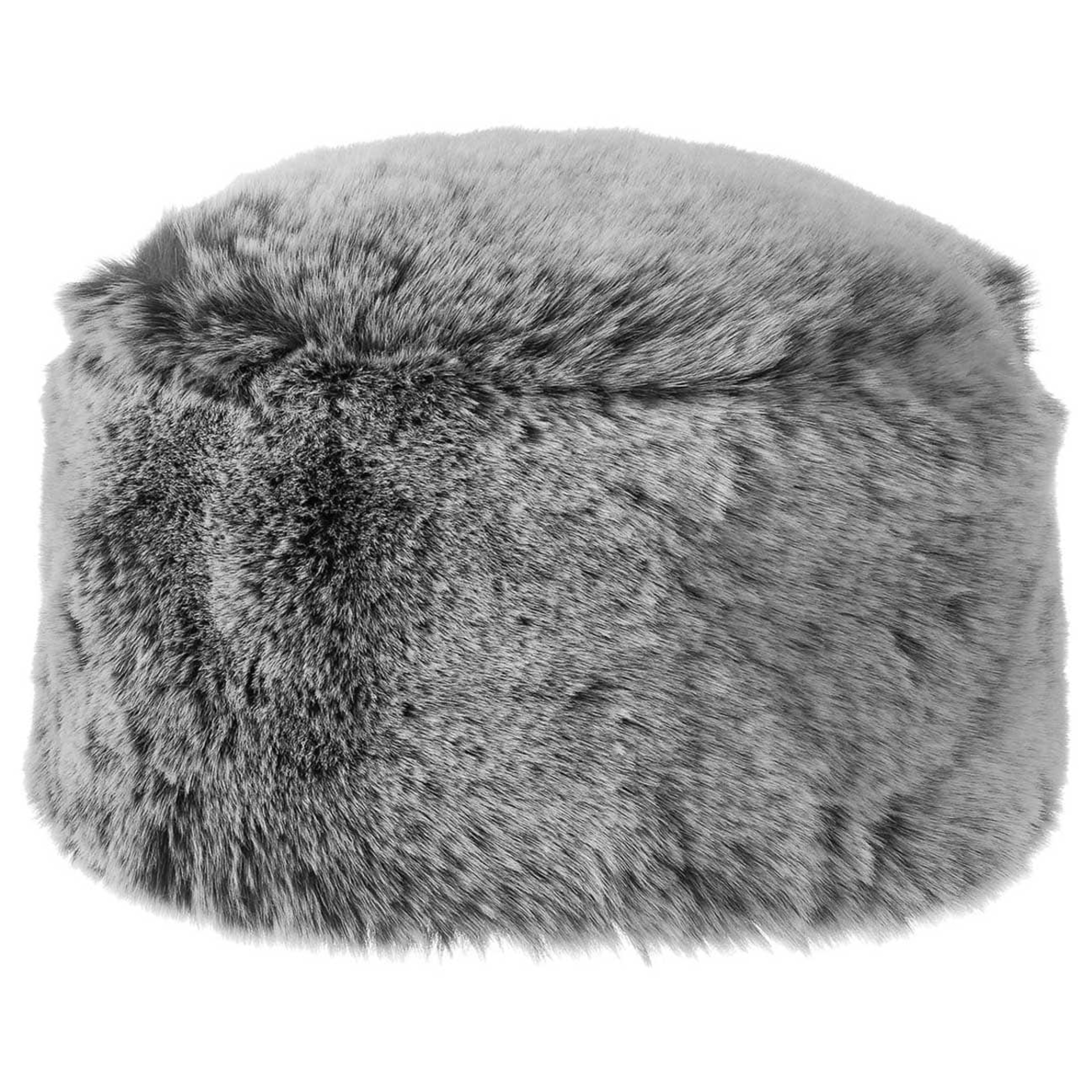 dark brown faux fur hat