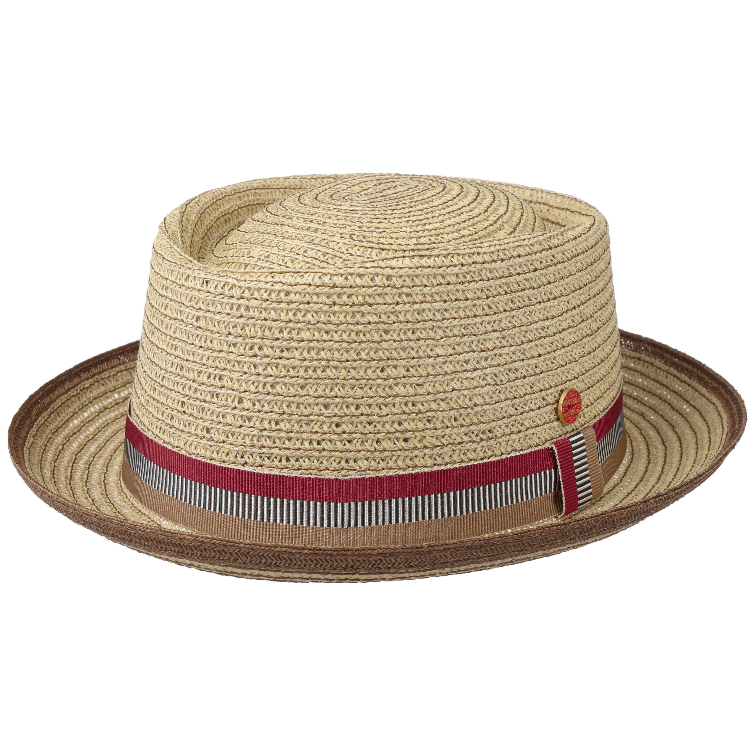 Andy Classic Pork Pie Straw Hat by 