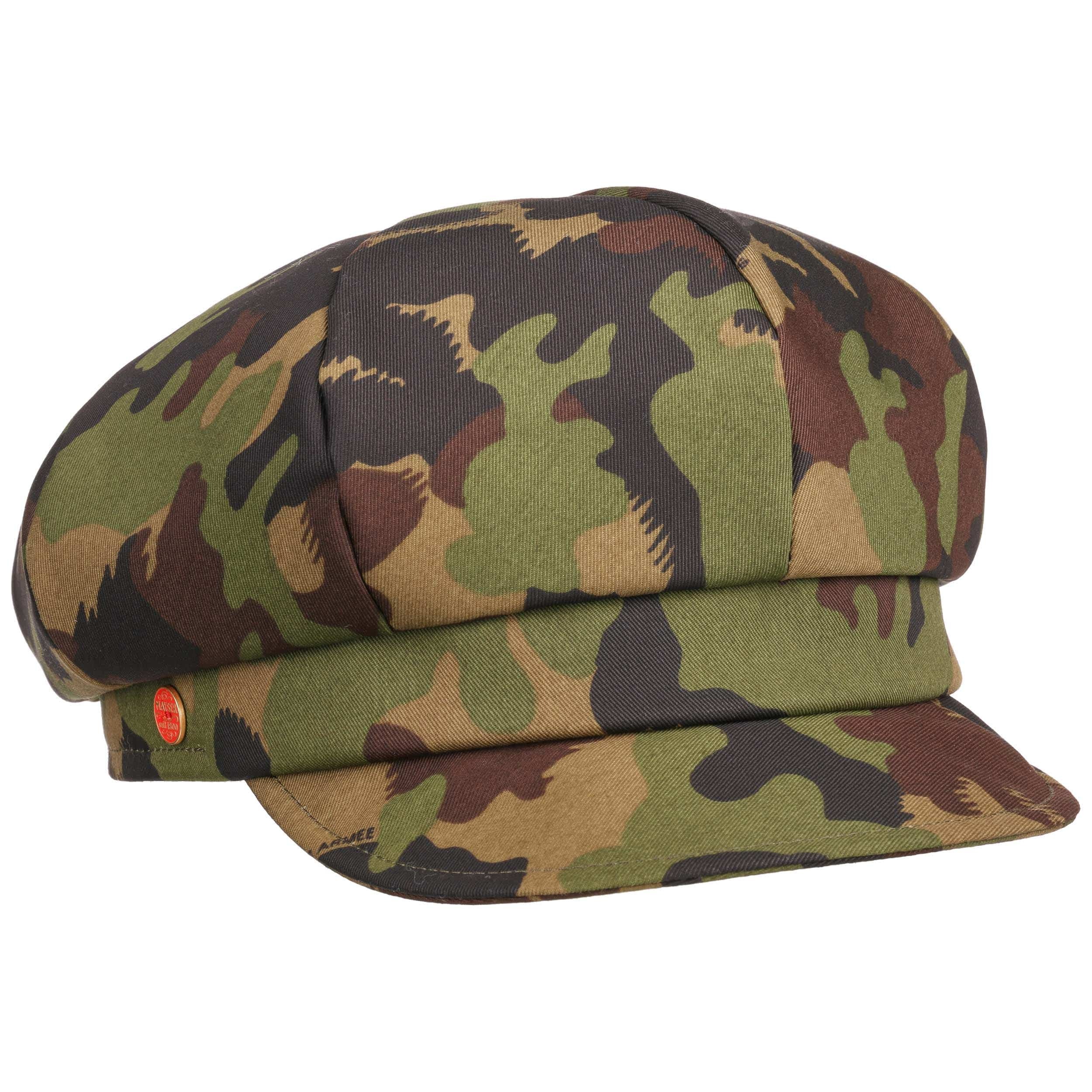 Mayser Anja Camouflage Newsboy Cap Peaked caps Baker boy hat